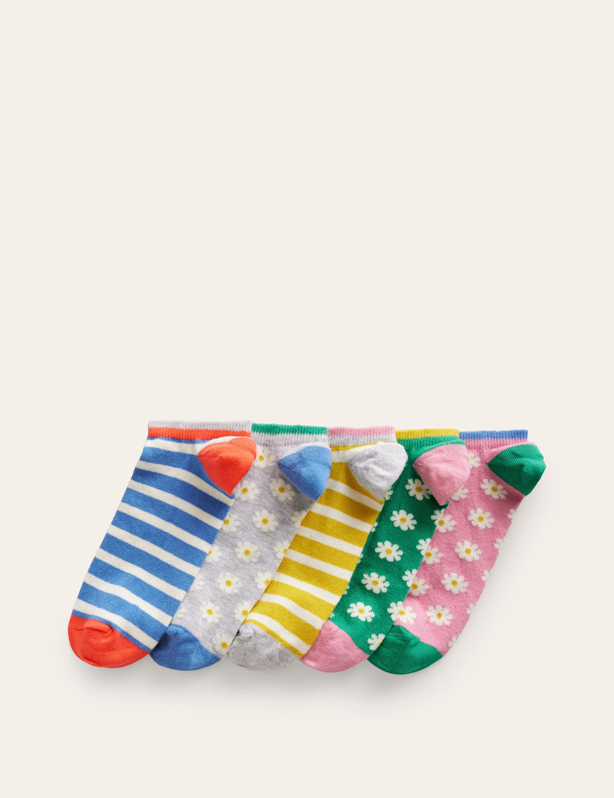 Trainer Socks 5 Pack-Multi Spring - Image 1