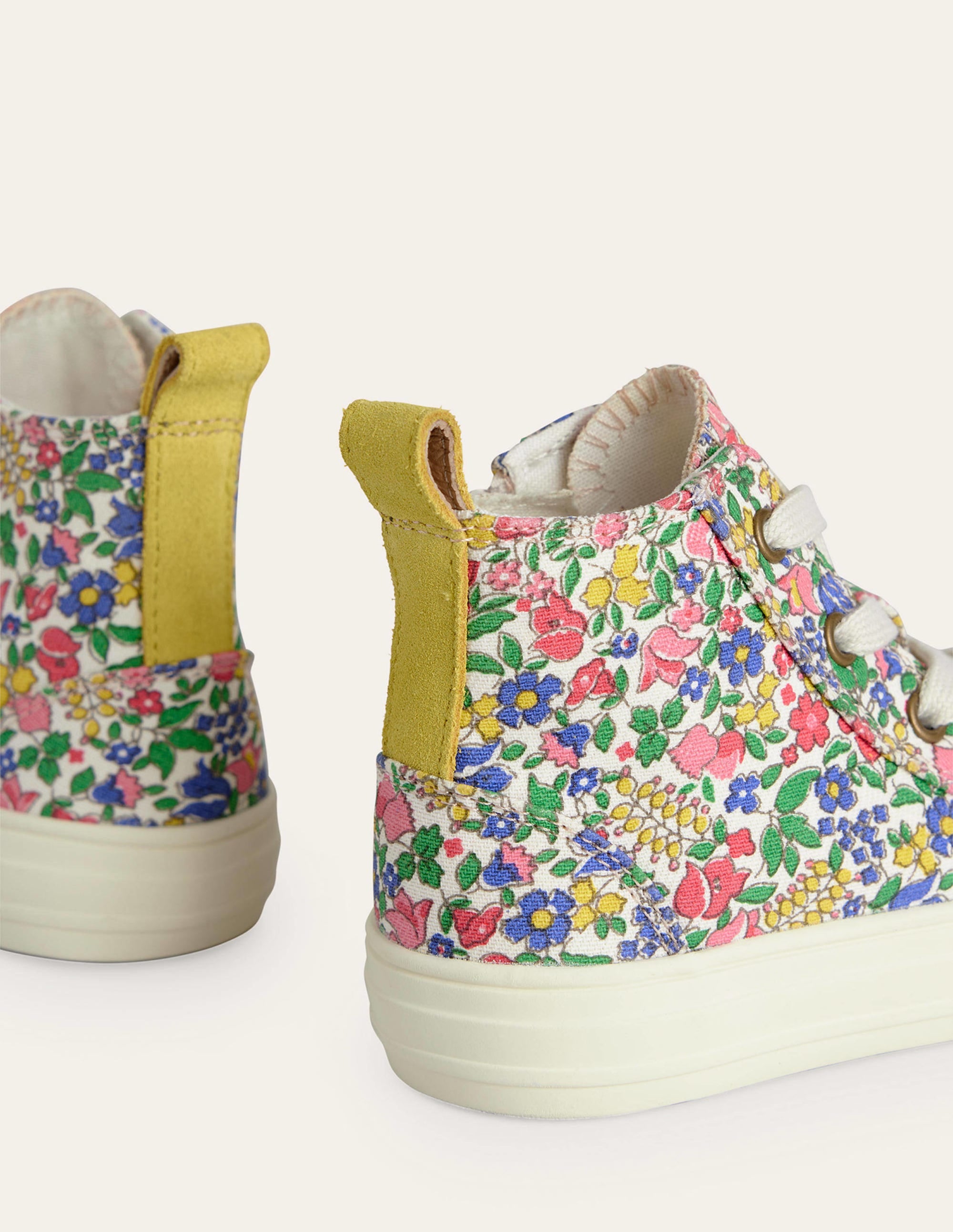 Canvas High Tops-Multi Flowerbed - Image 3