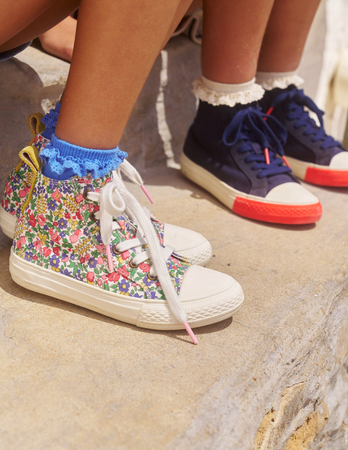 Canvas High Tops-Multi Flowerbed - Image 4