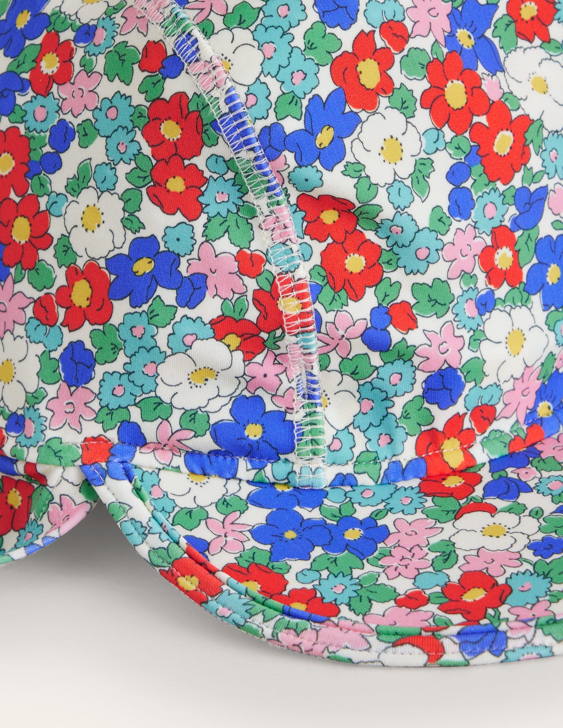 Printed Sun-Safe Swim Hat-Multi & Nautical Floral-2