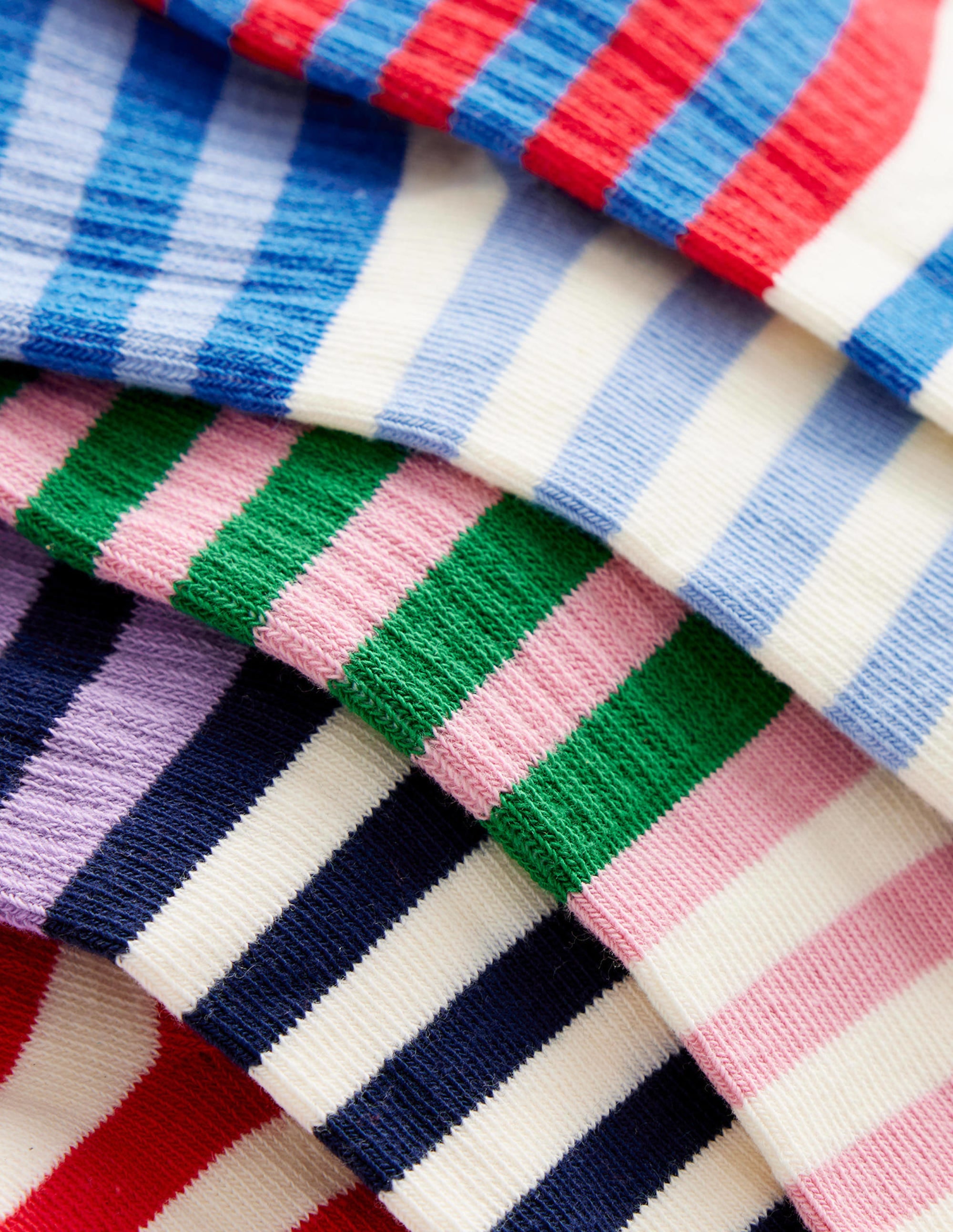 5-Pack Ribbed Socks-Multi Stripe - Image 2