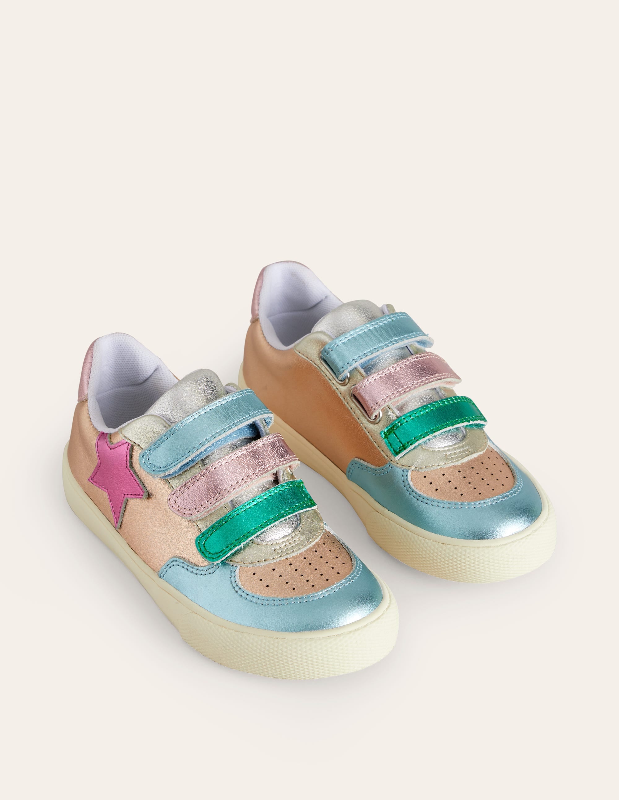 Leather Low Top-Multi Metallic Star - Image 2