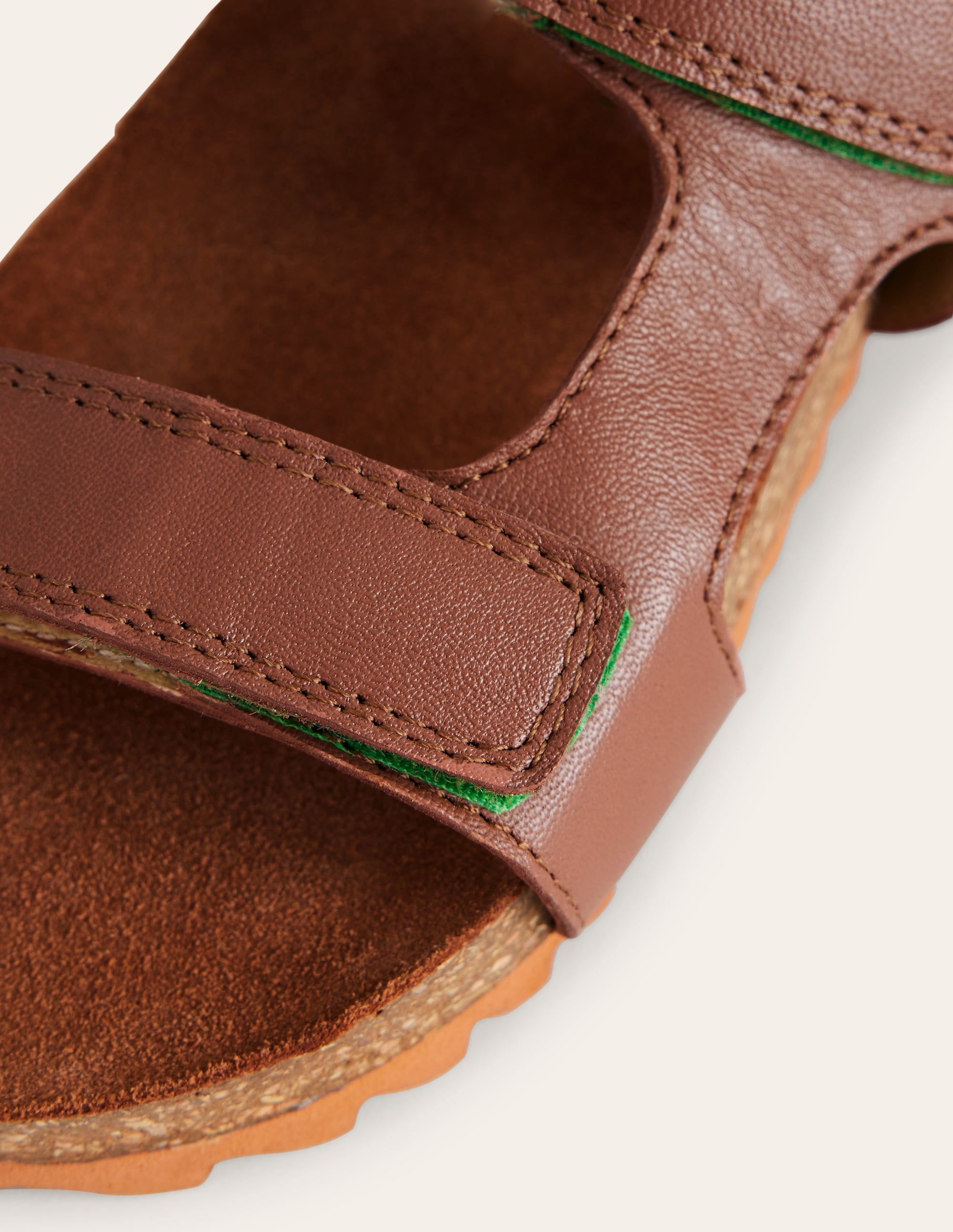 Leather Sandal-Brown - Image 3