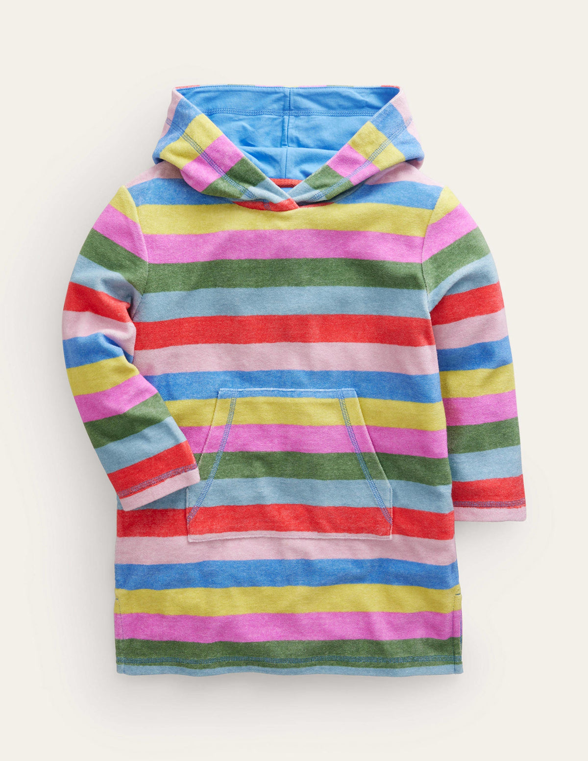Towelling Throw-On-Multi Stripe-1