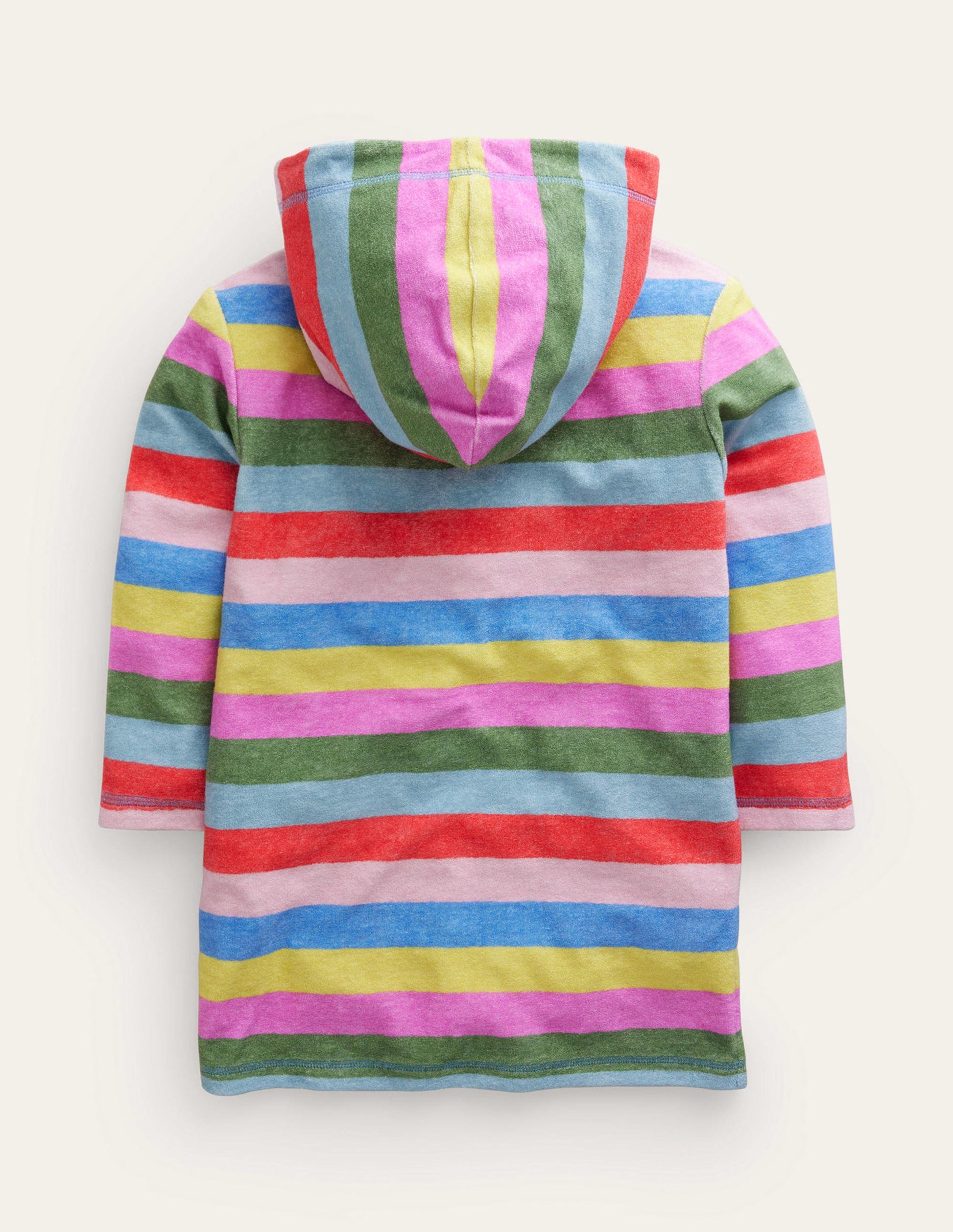Towelling Throw-On-Multi Stripe-2