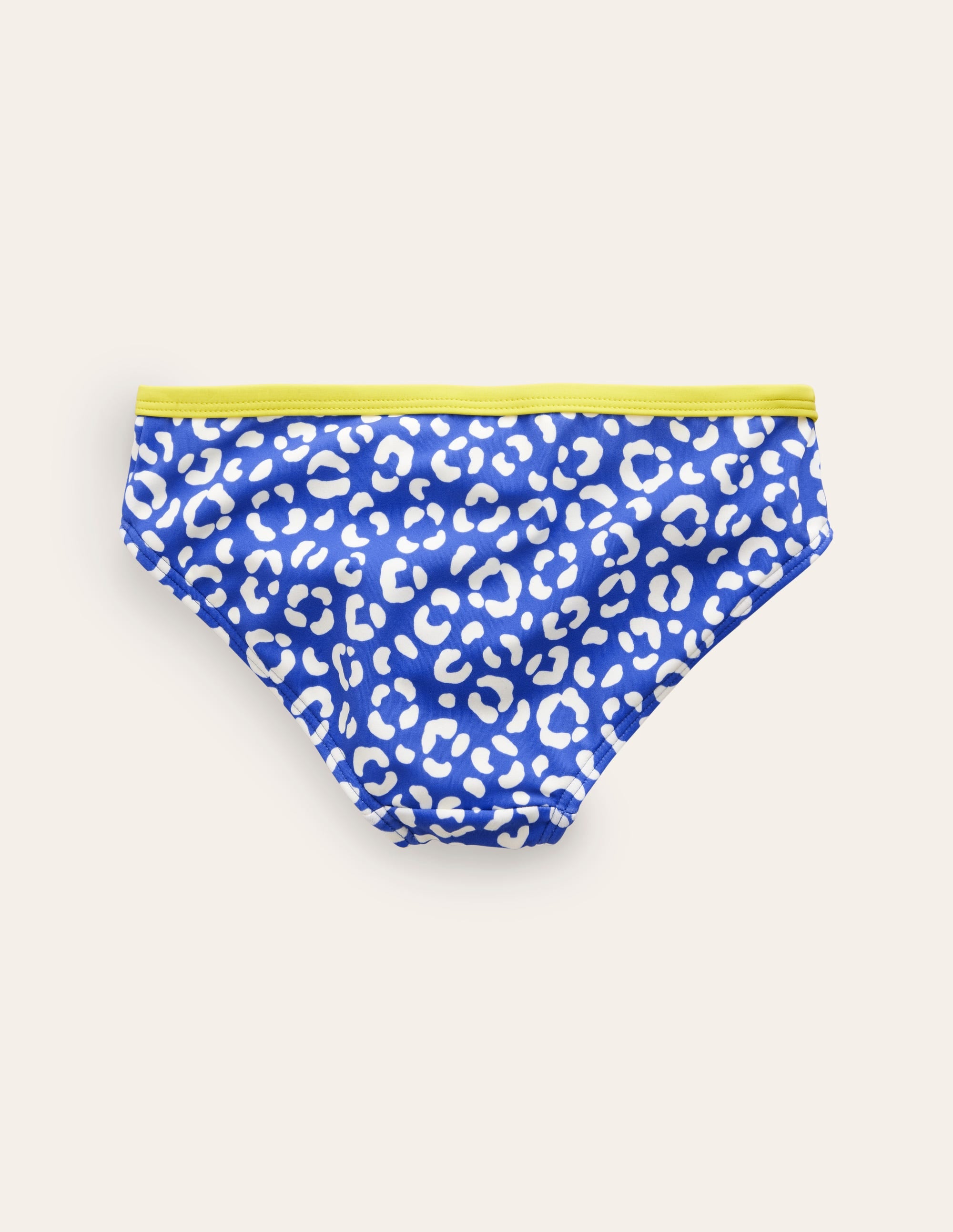 Patterned Bikini Bottoms-Blue Leopard - Image 2