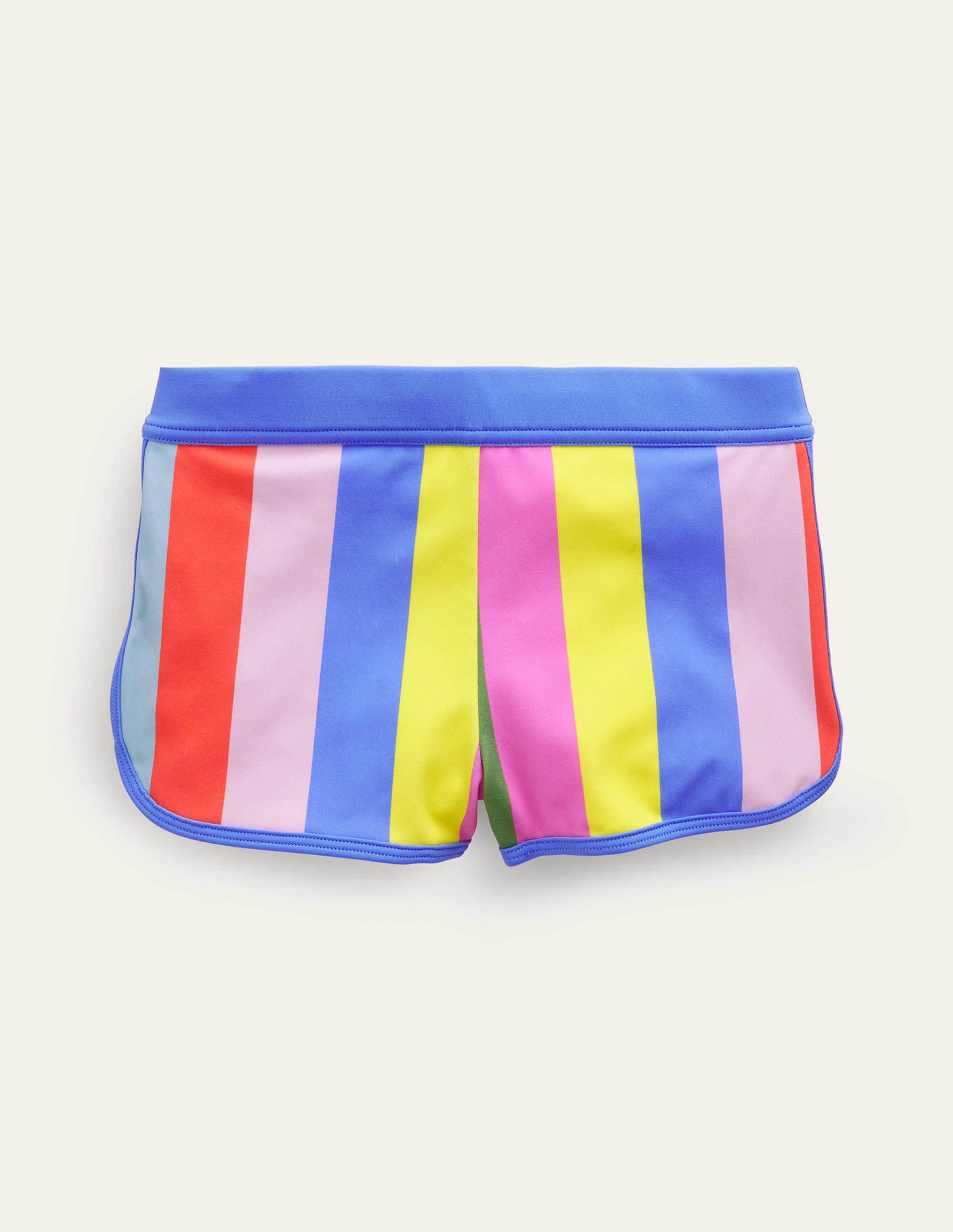 Patterned Swim Shorts-Soft Multi Stripe - Image 1
