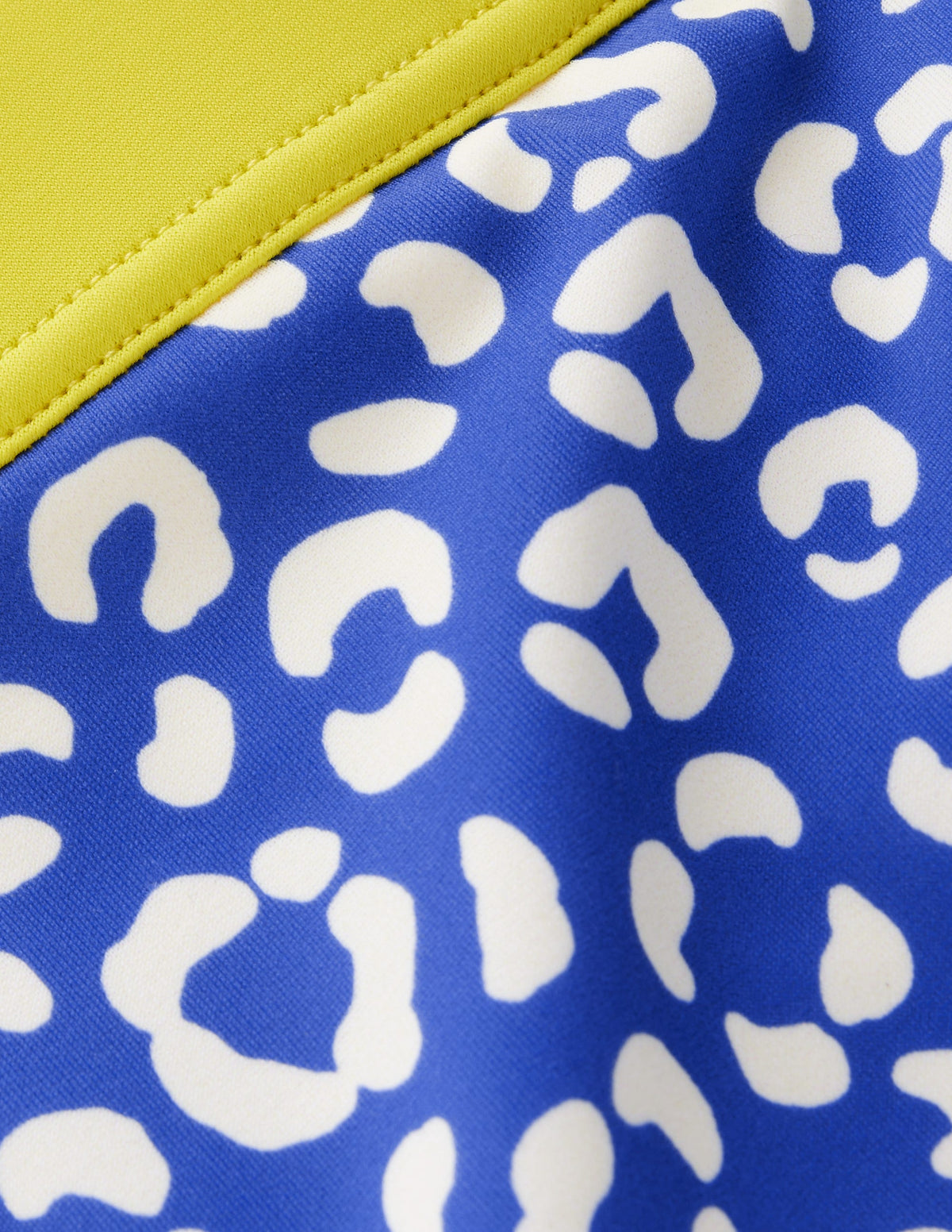 Patterned Swim Shorts-Blue Leopard-3