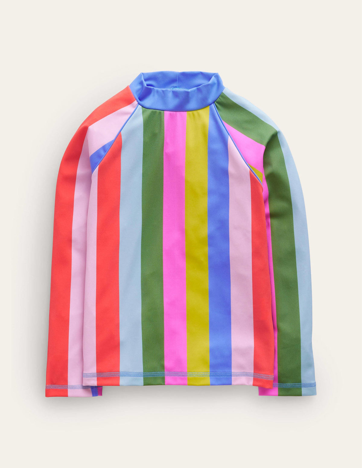 Patterned Rash Vest-Soft Multi Stripe - Image 1
