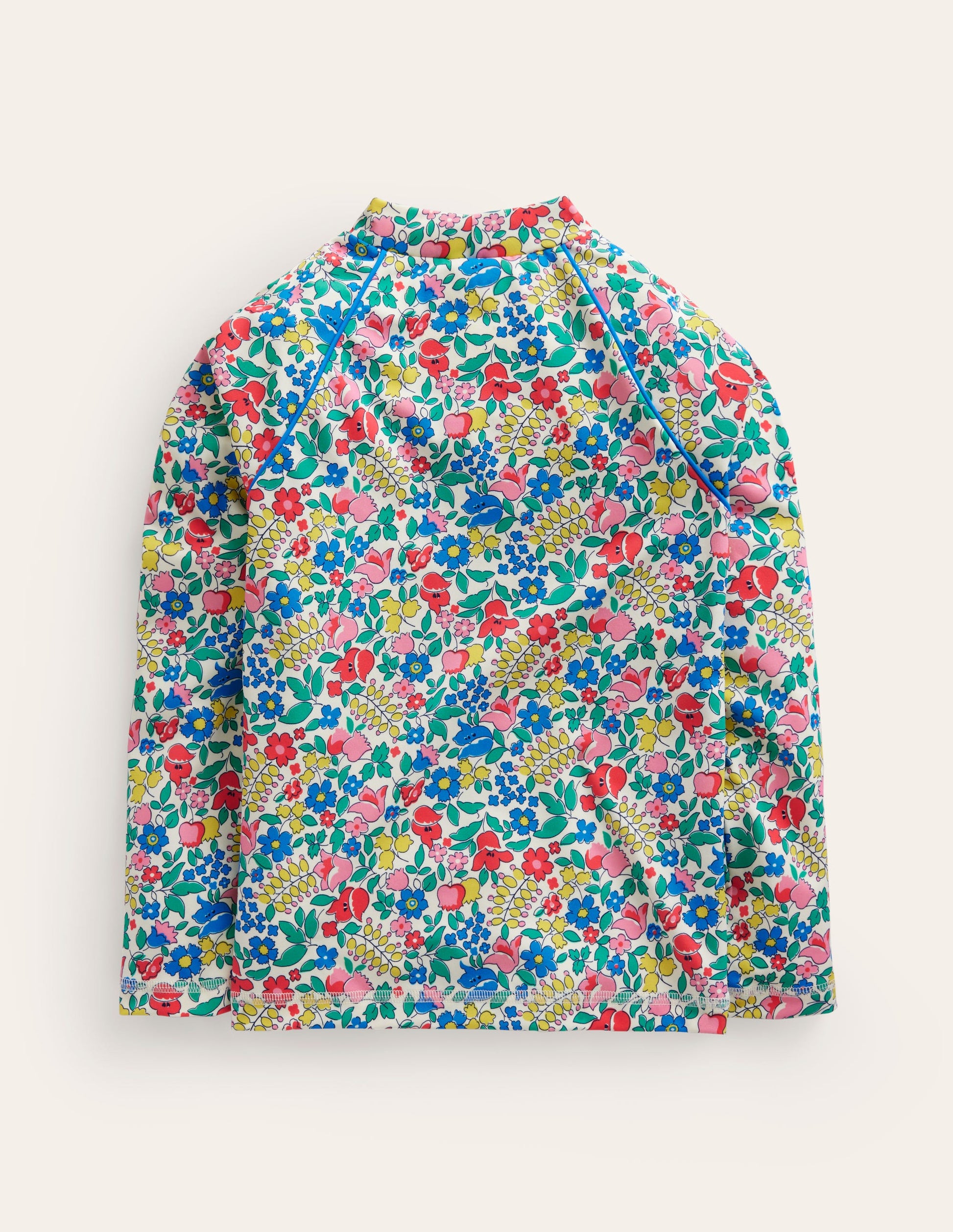 Patterned Rash Vest-Multi Flowerbed-2