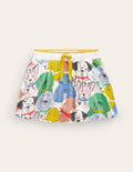Printed Jersey Skort-Multi Dog