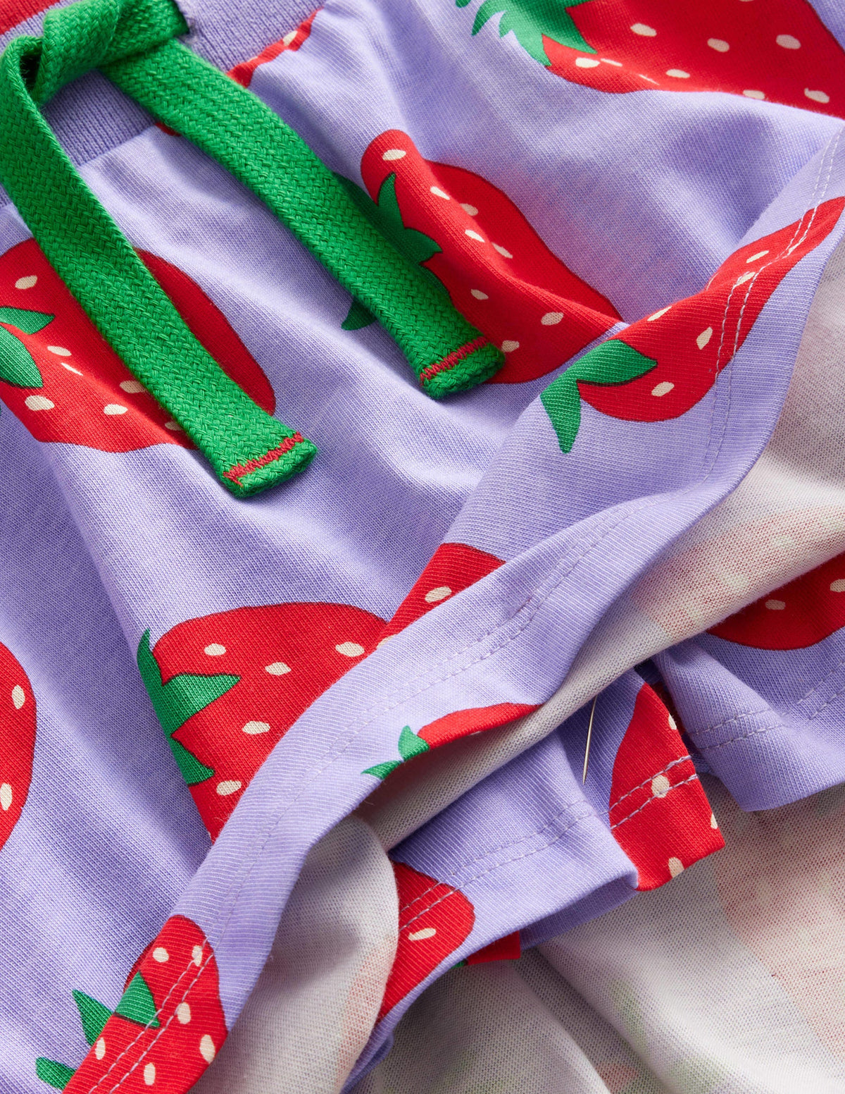 Printed Jersey Skort-Parma Violet Strawberries-3