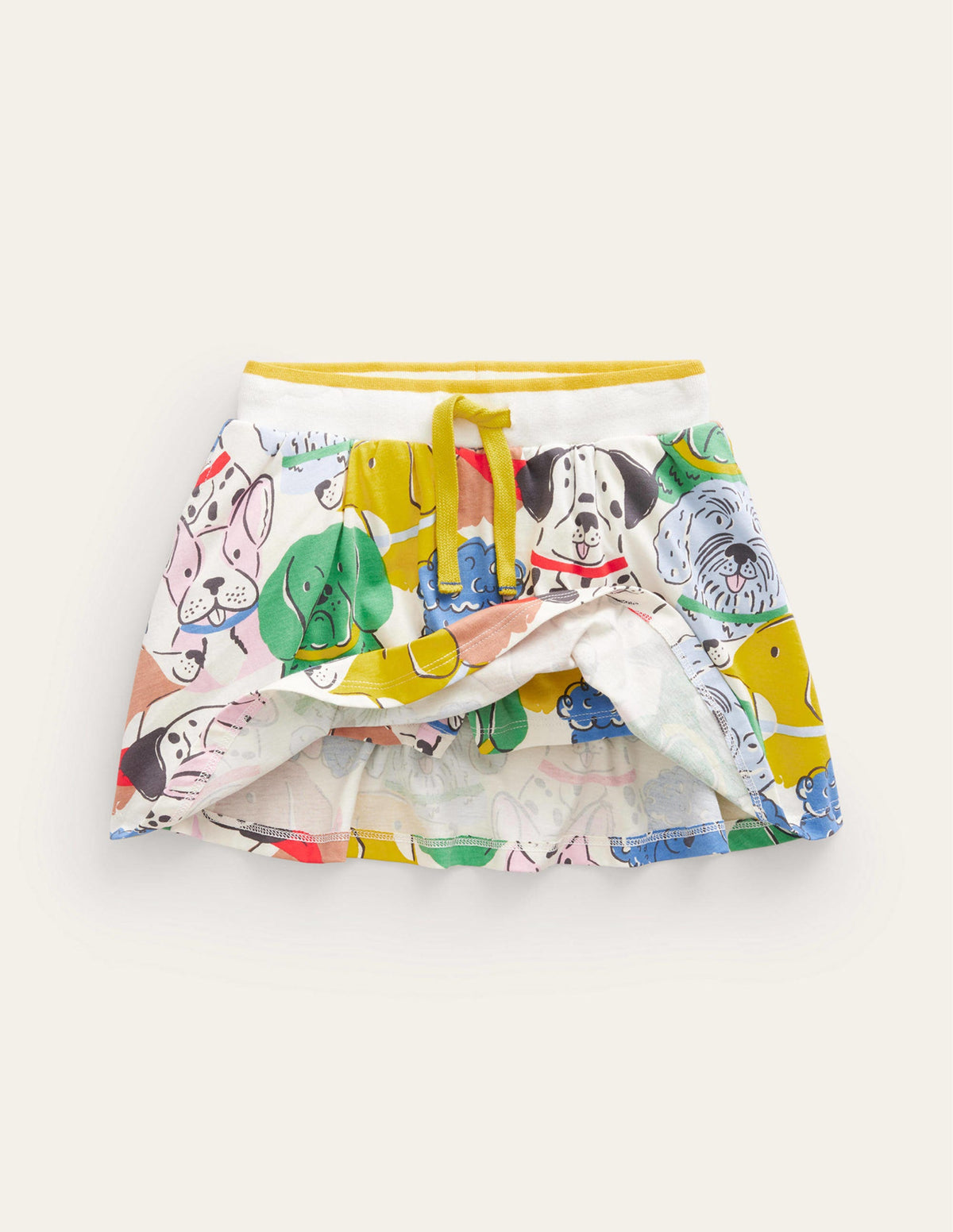 Printed Jersey Skort-Multi Desert Animals - Image 4