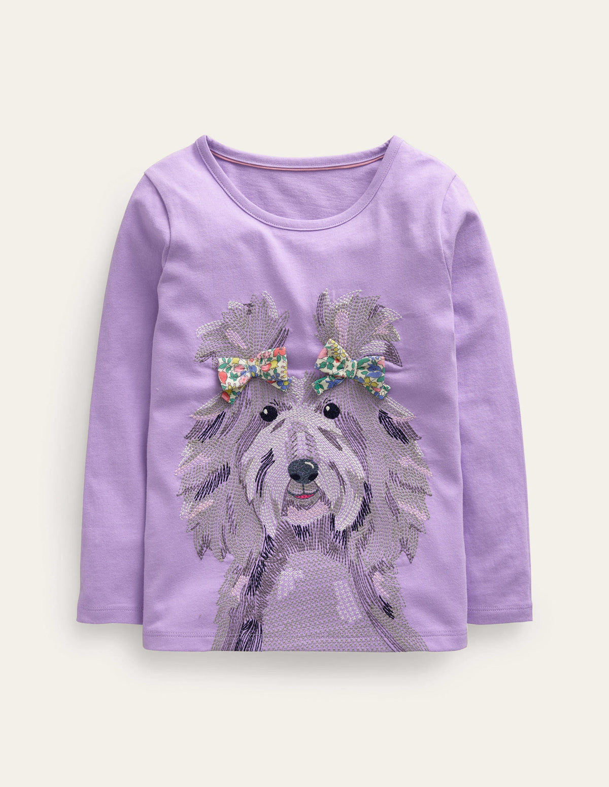 Superstitch T-Shirt-Purple Dog-1
