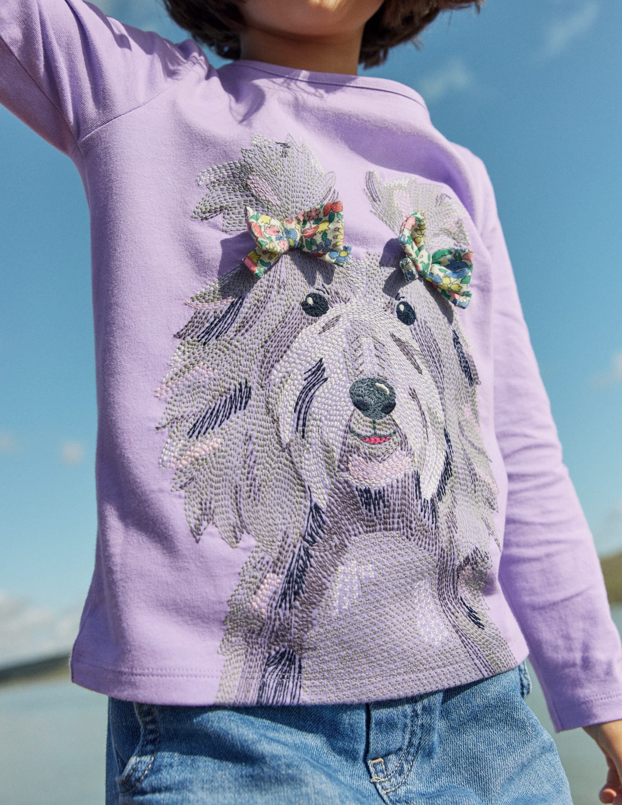 Superstitch T-Shirt-Purple Dog - Image 4