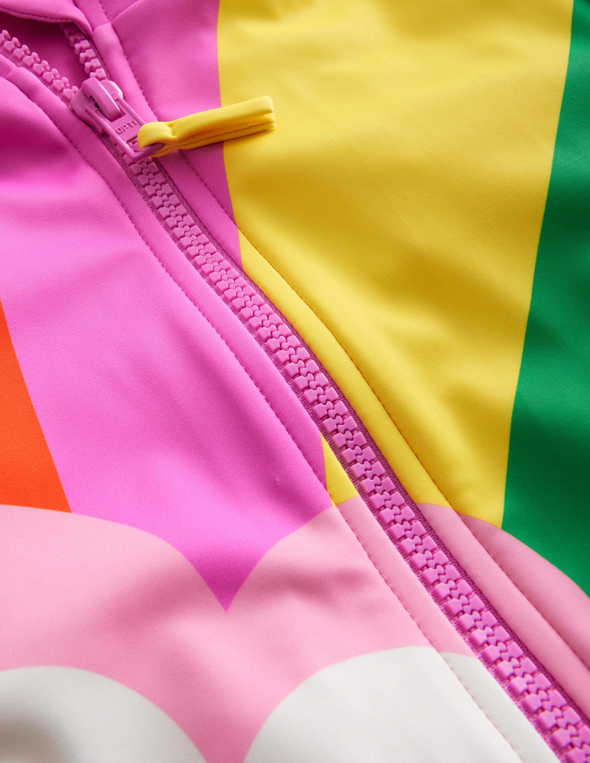 Short-sleeved Swimsuit-Multi Daisy Cloud - Image 3