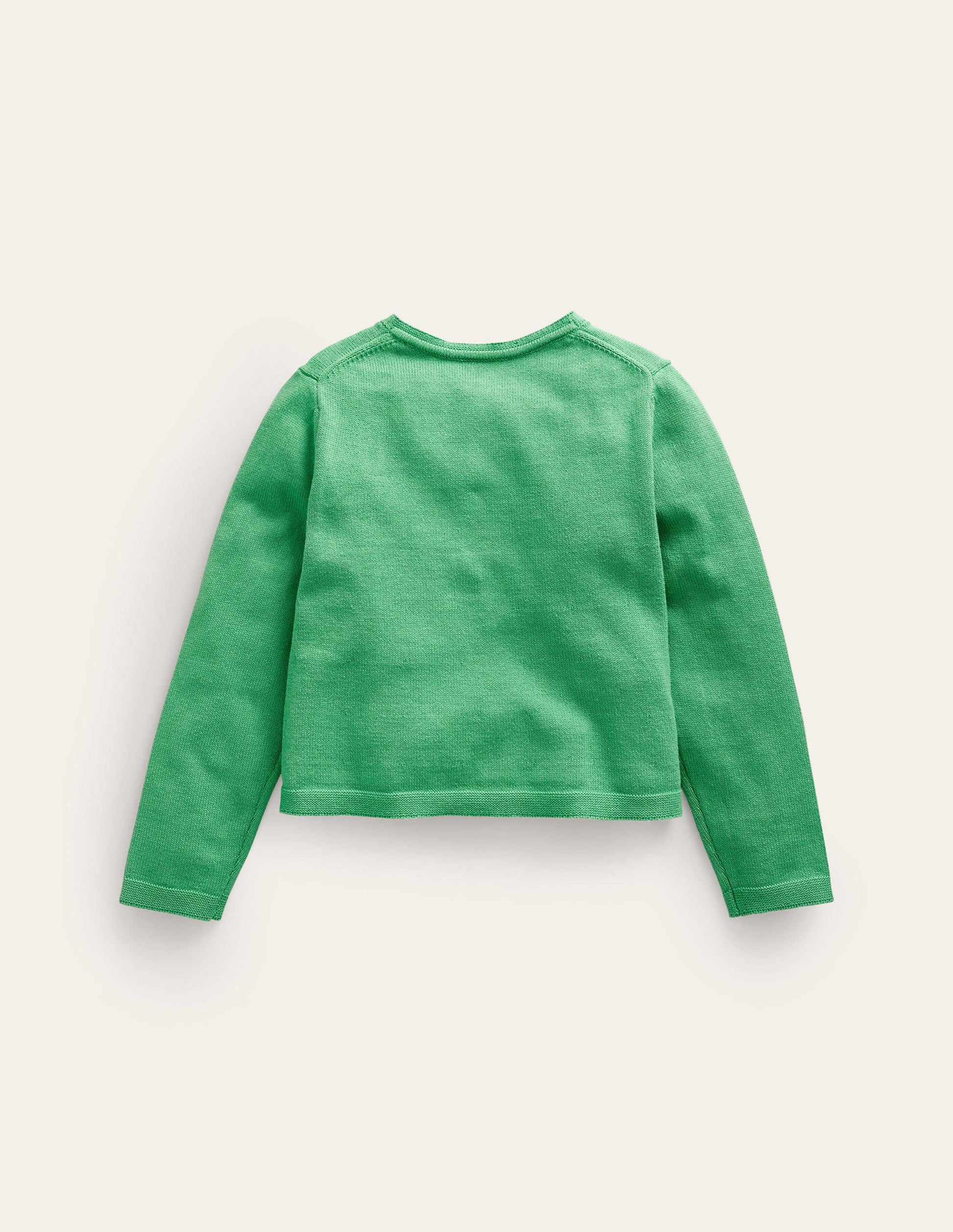 Pointelle Cotton Cardigan-Aloe Green-2