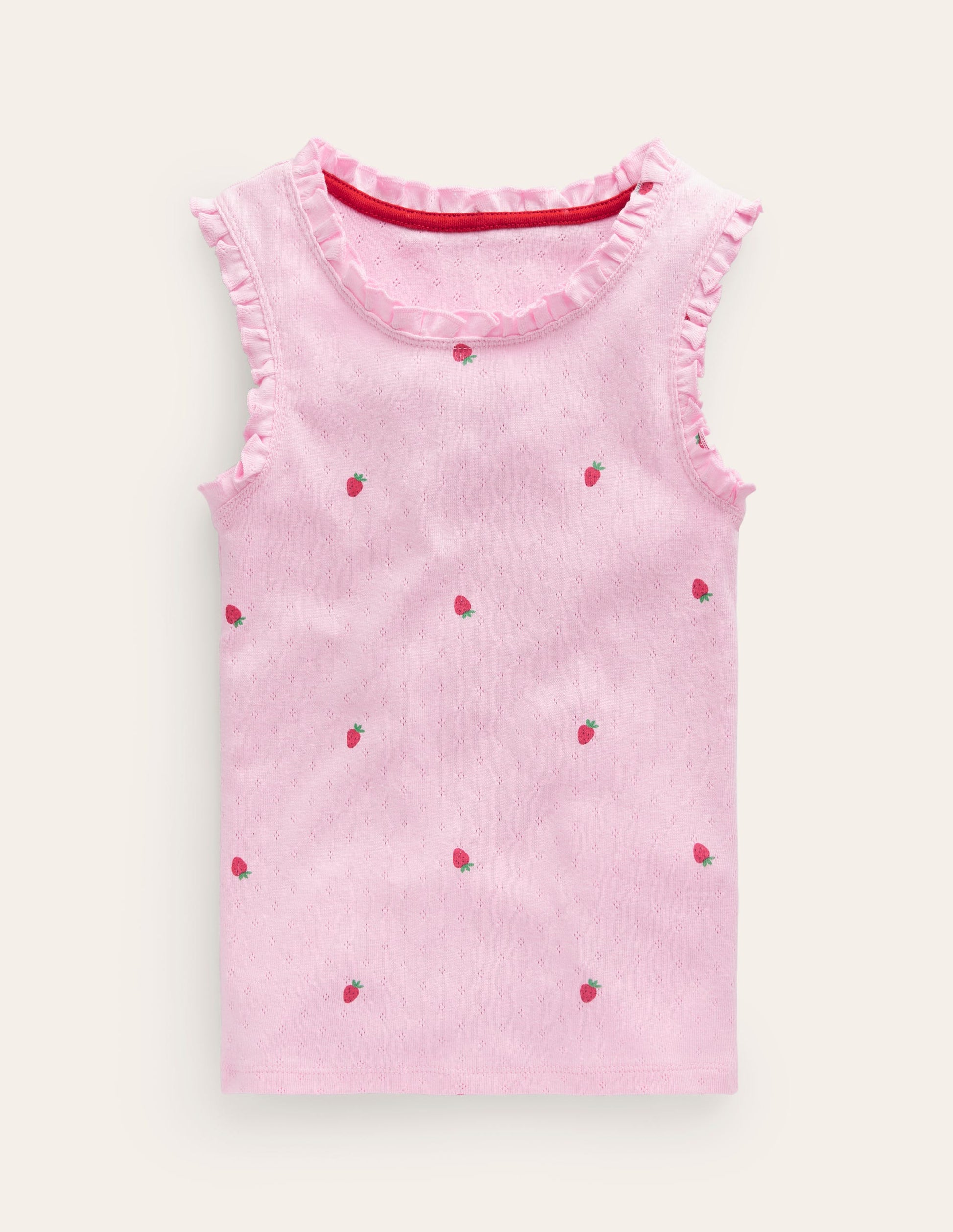 Pointelle Vest-Sweet Pea Strawberries-1