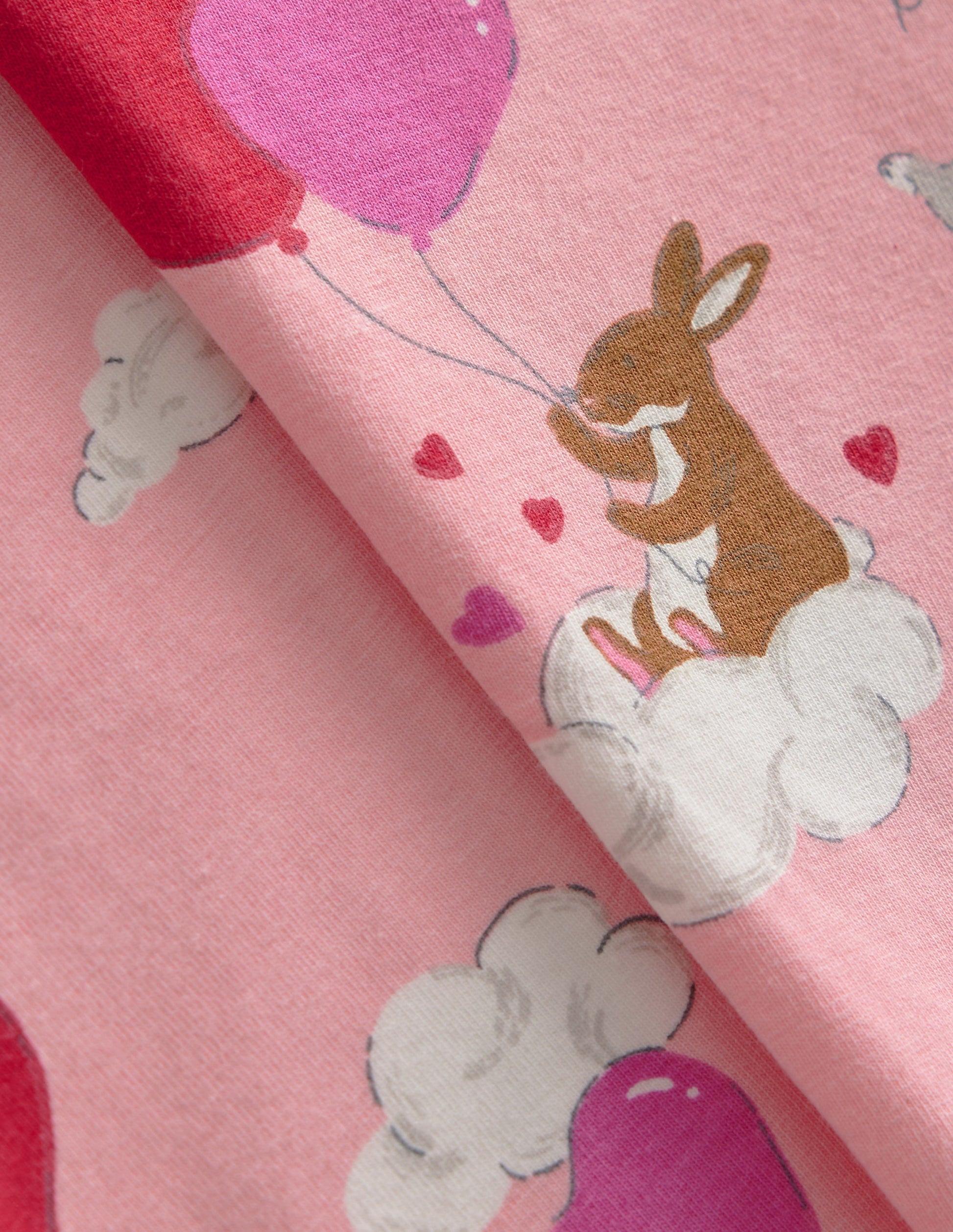 Fun Leggings-Ballet Pink Bunny-3