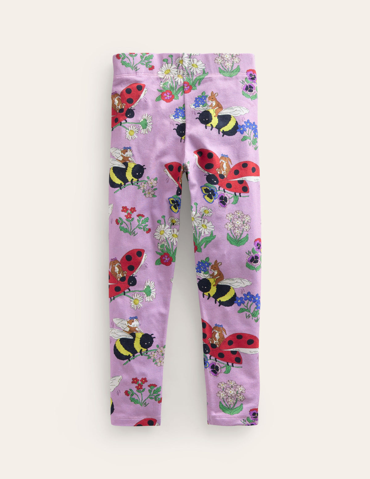 Fun Leggings-Sugared Almond Pink Meadows - Image 2