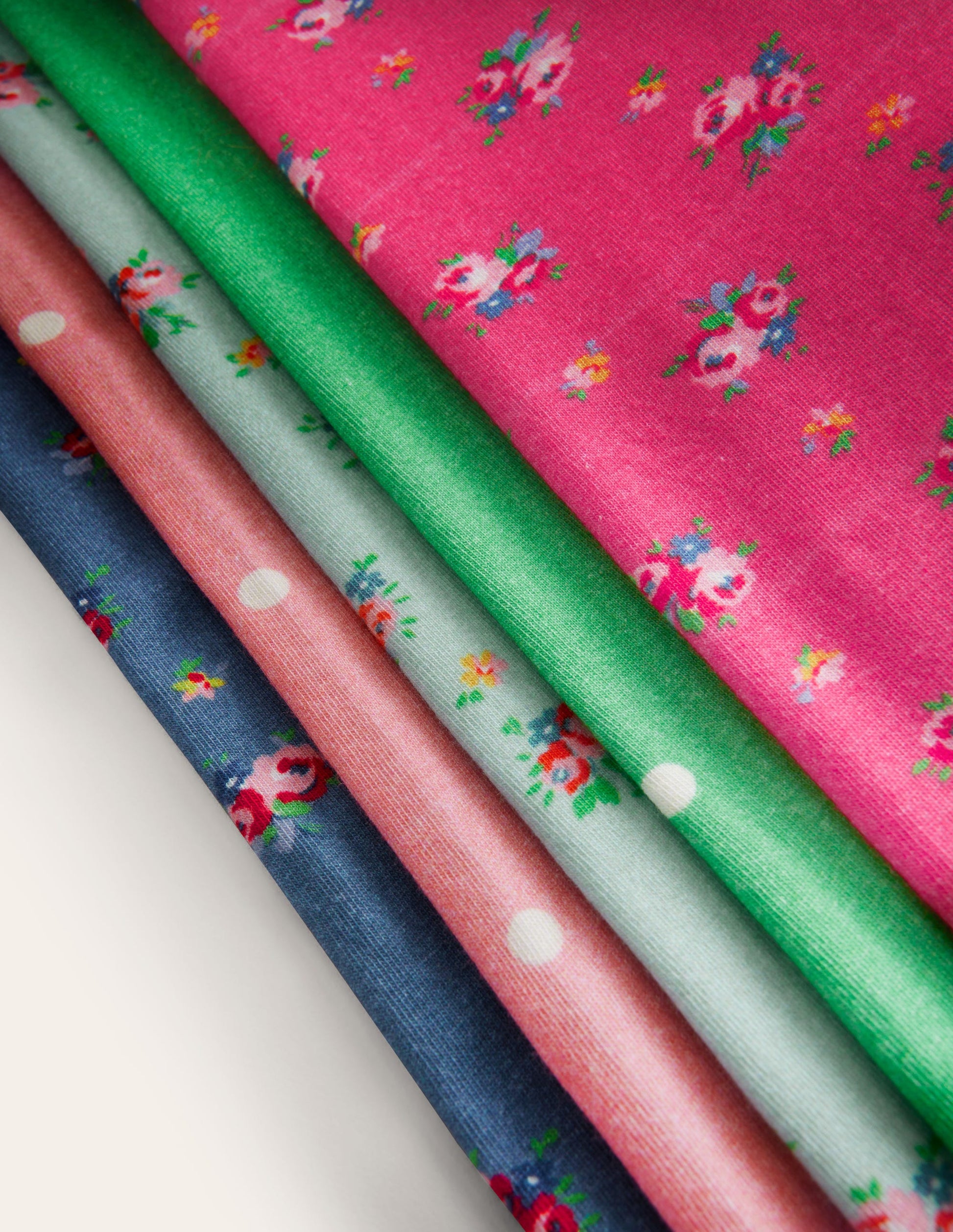 5-Pack Leggings-Multi Flowers-2