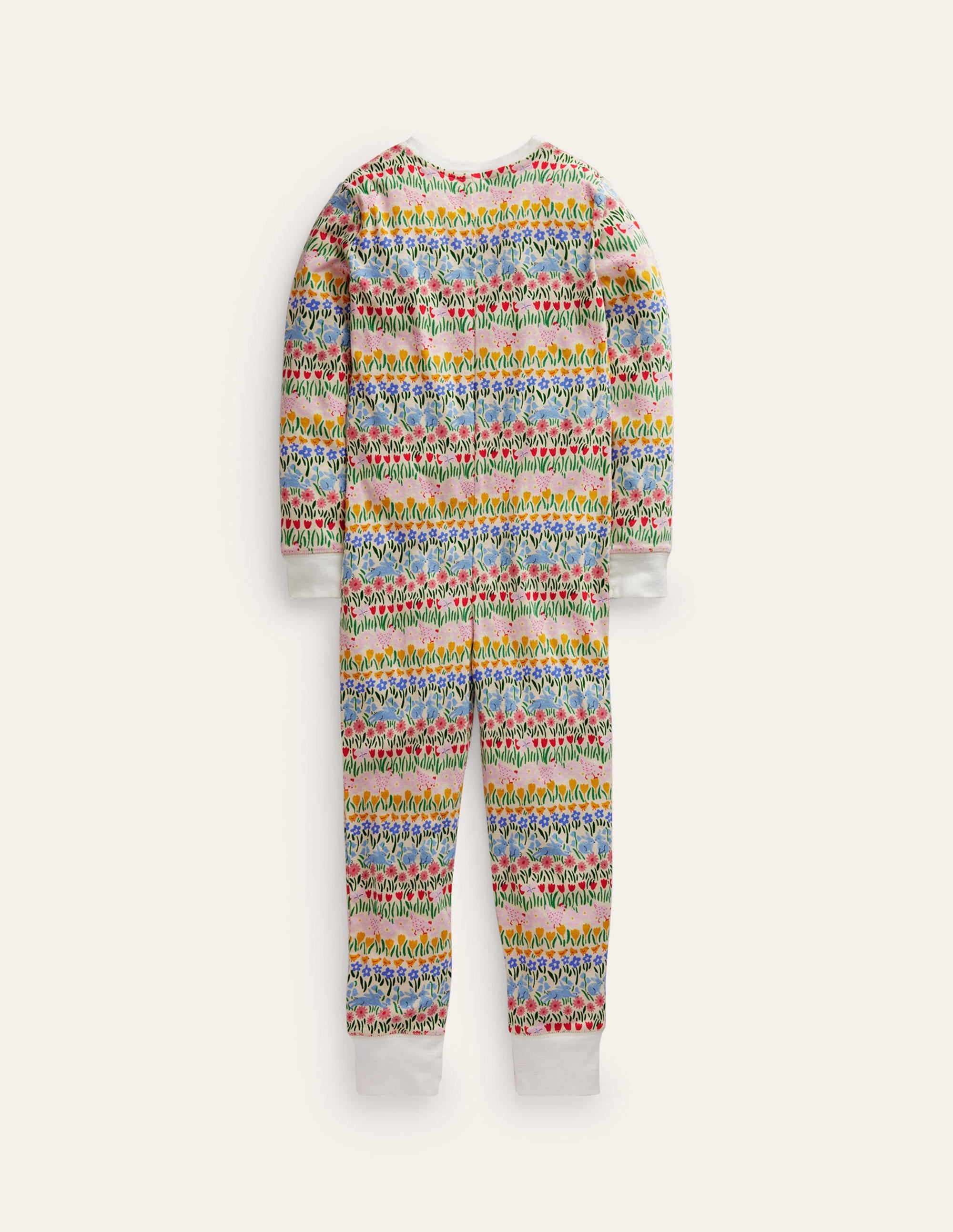 Snug All-In-One Pyjamas-Spring Time Floral - Image 2
