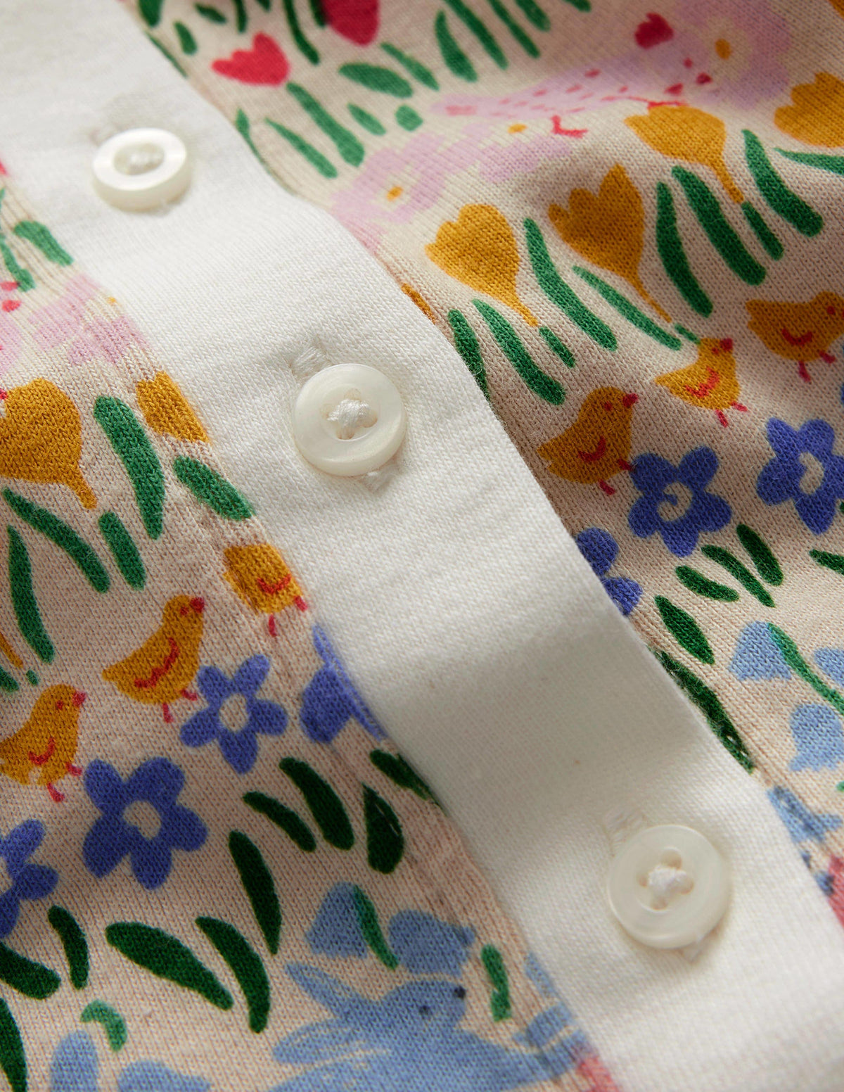 Snug All-In-One Pyjamas-Spring Time Floral - Image 3