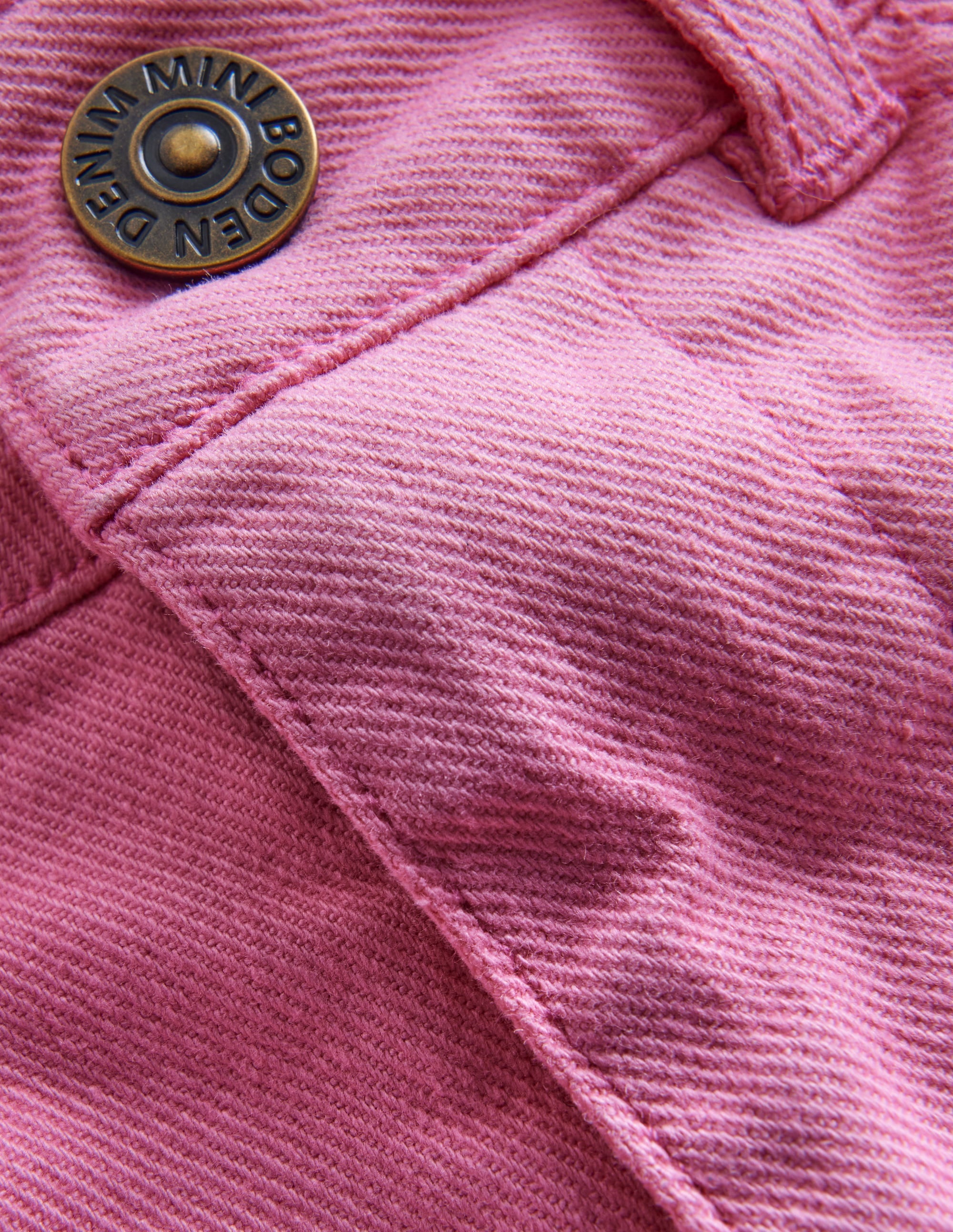 Denim Shorts-Strawberry Milkshake - Image 3