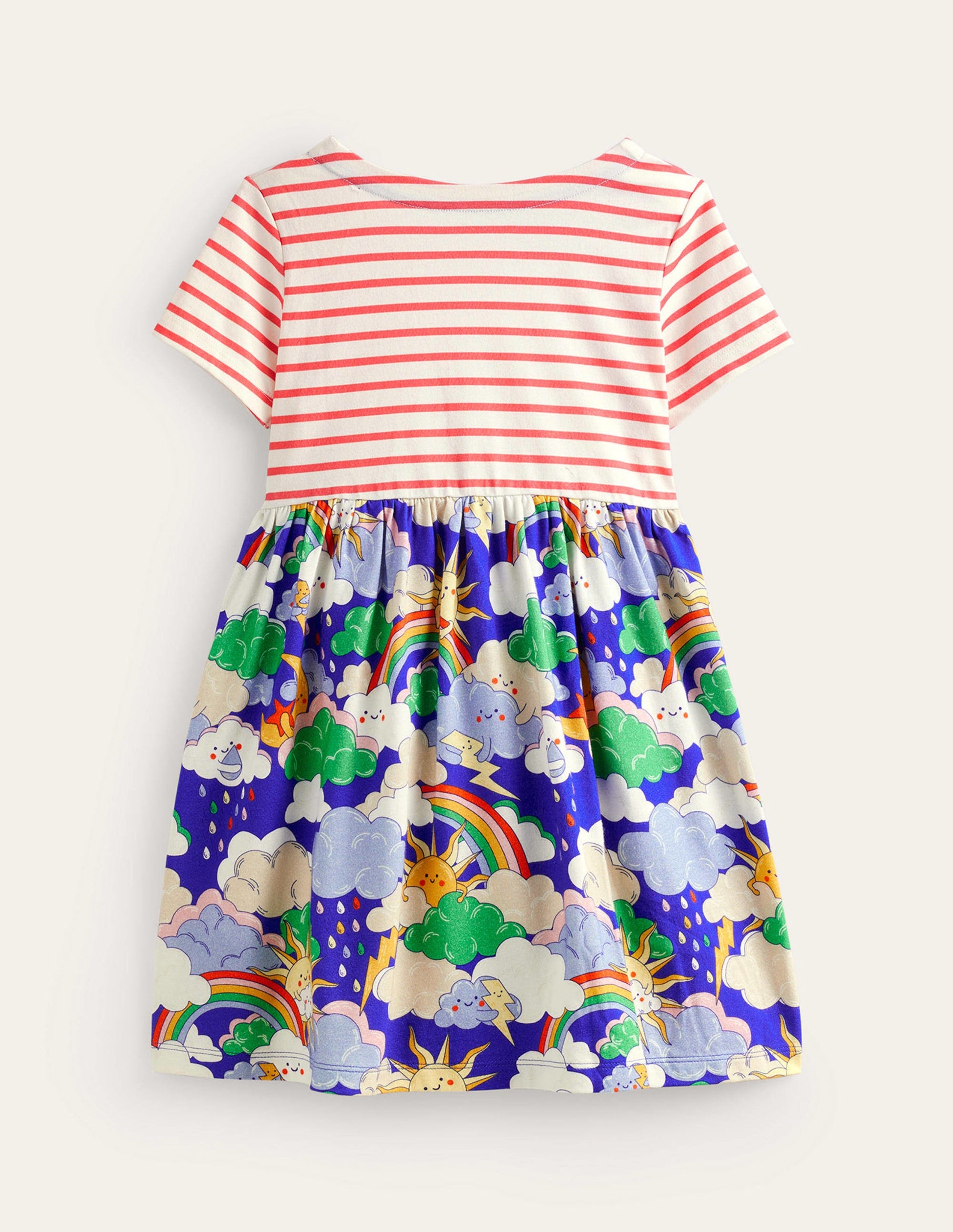 Hotchpotch Jersey dress-Multi Mega Weather-2