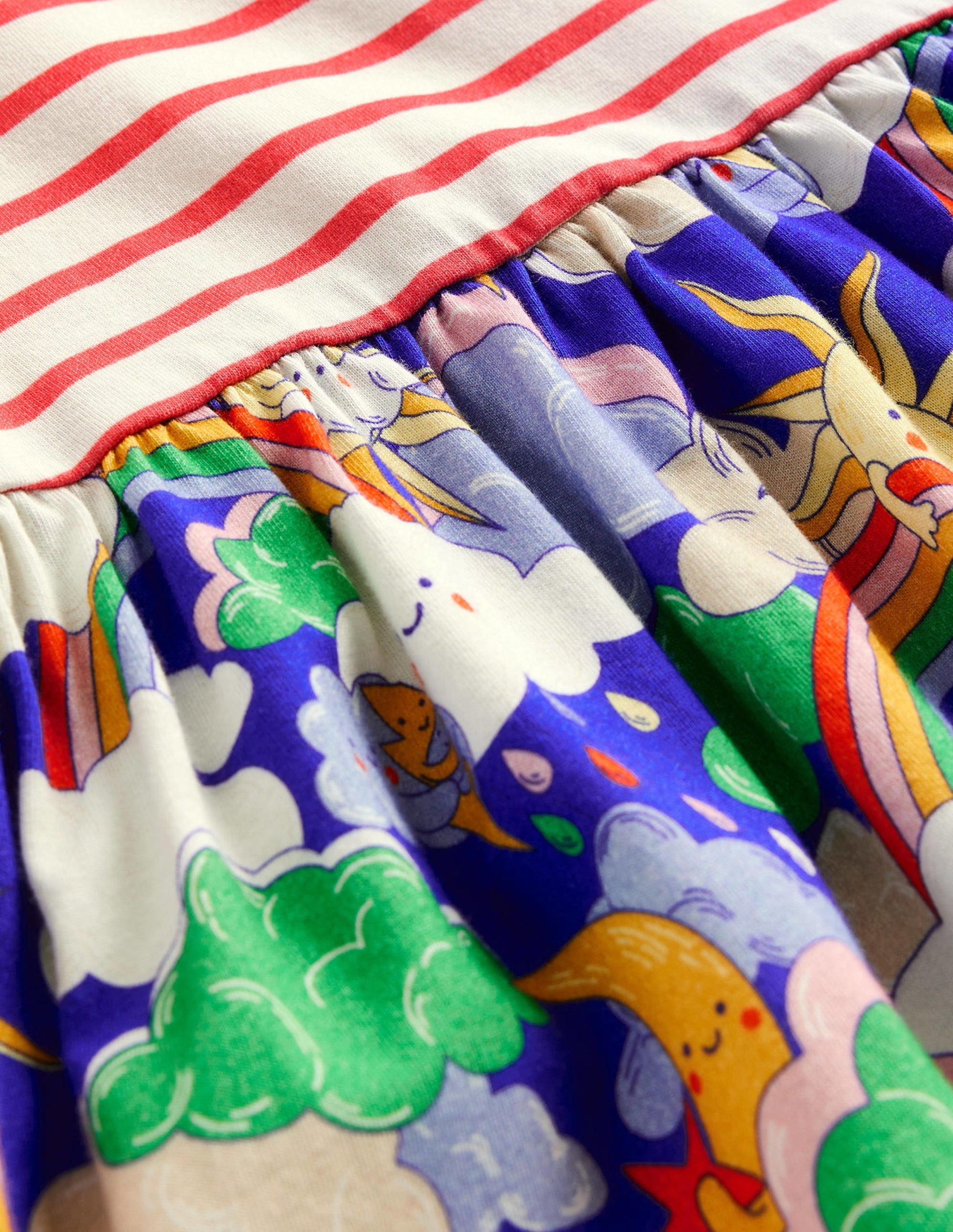 Hotchpotch Jersey dress-Multi Mega Weather-3