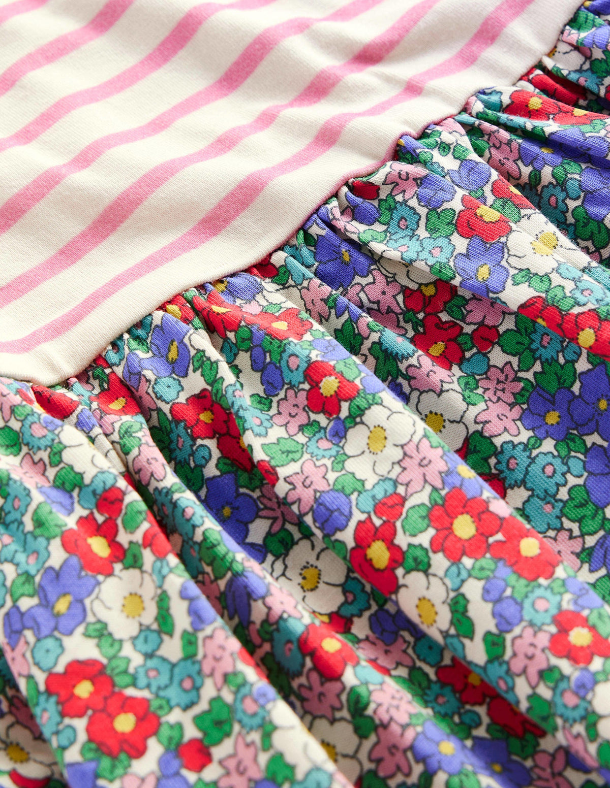 Hotchpotch Jersey dress-Nautical Floral-3