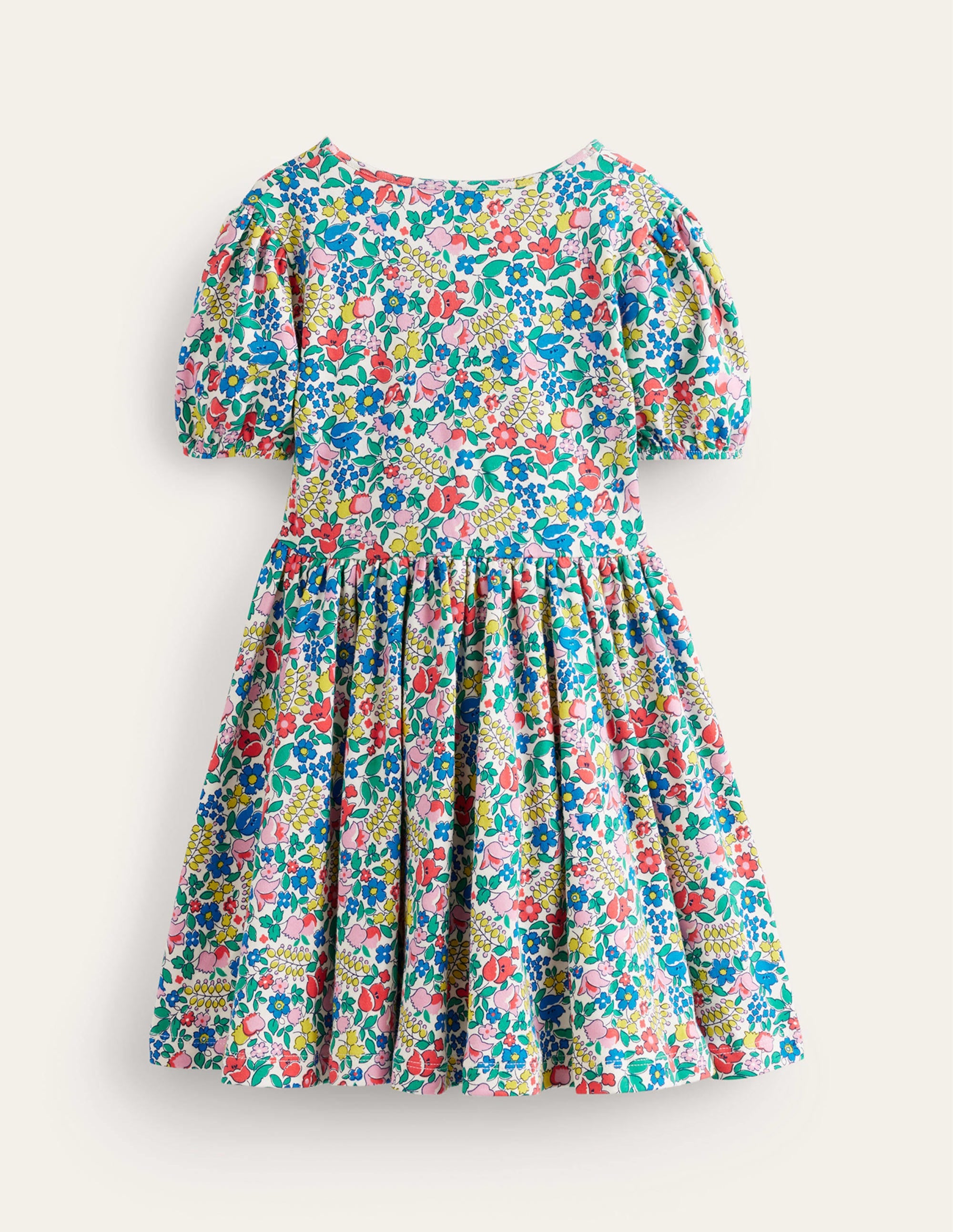 Twirly Ballerina Dress-Multi Flowerbed - Image 2