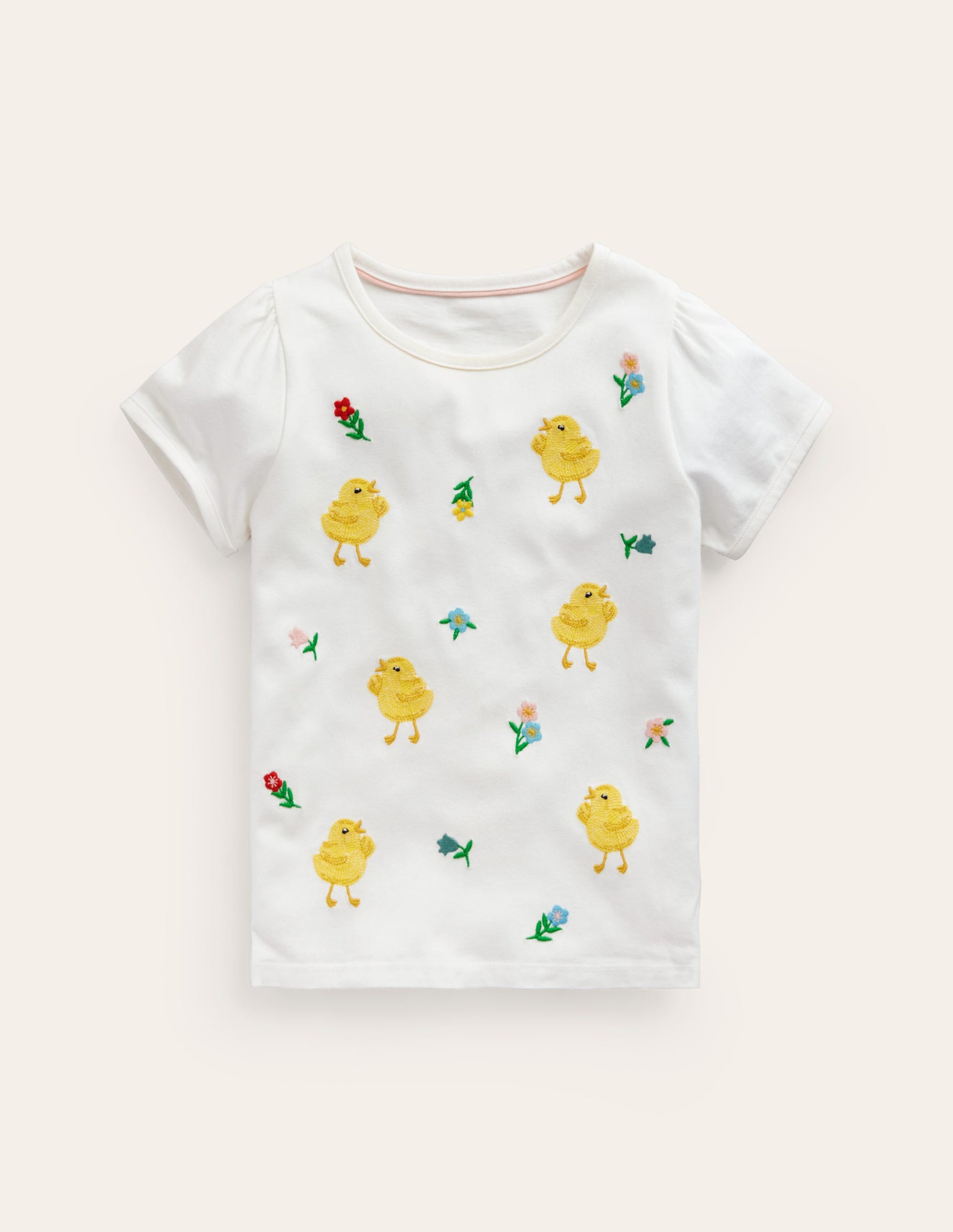 Superstitch Jersey Top-Ivory Chicks-1
