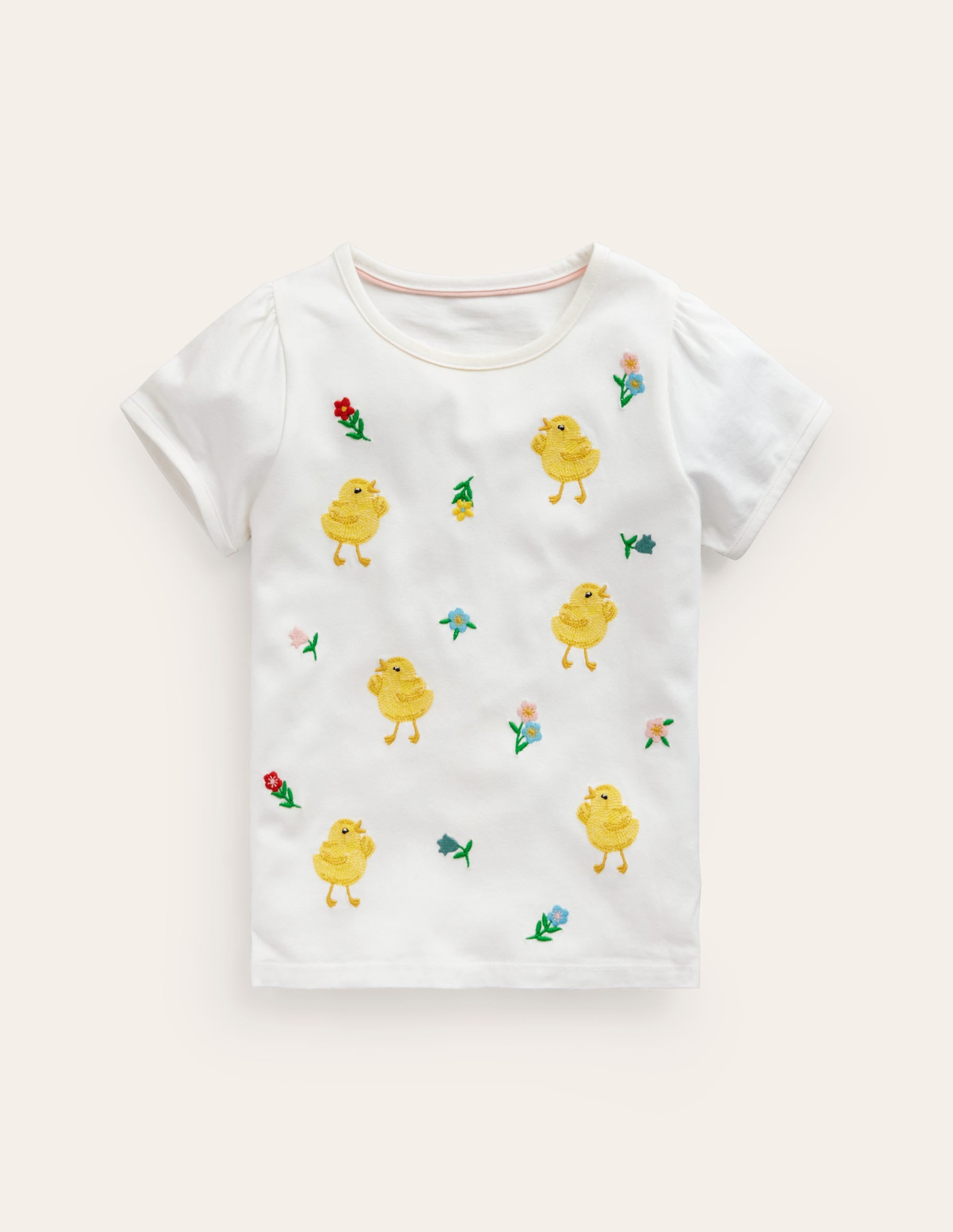 Superstitch Jersey Top-Ivory Chicks - Image 1