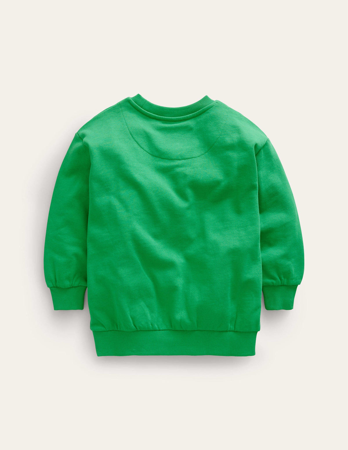 Relaxed Longline Sweatshirt-Green Unicorn-2