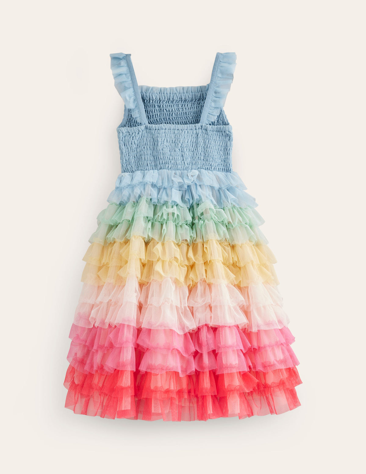 Rainbow Skirt Tulle Dress-Multi Rainbow-2