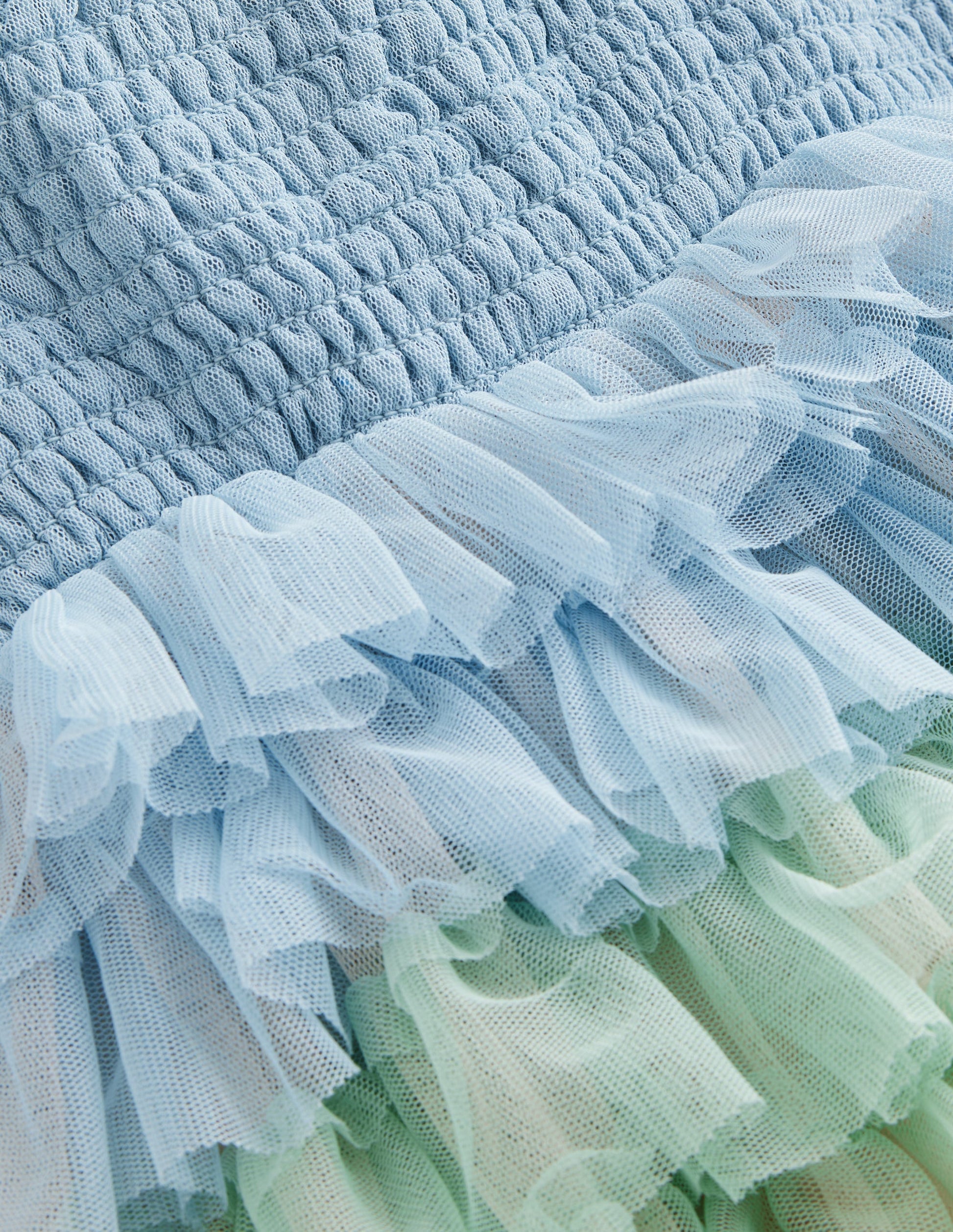 Rainbow Skirt Tulle Dress-Multi Rainbow-3