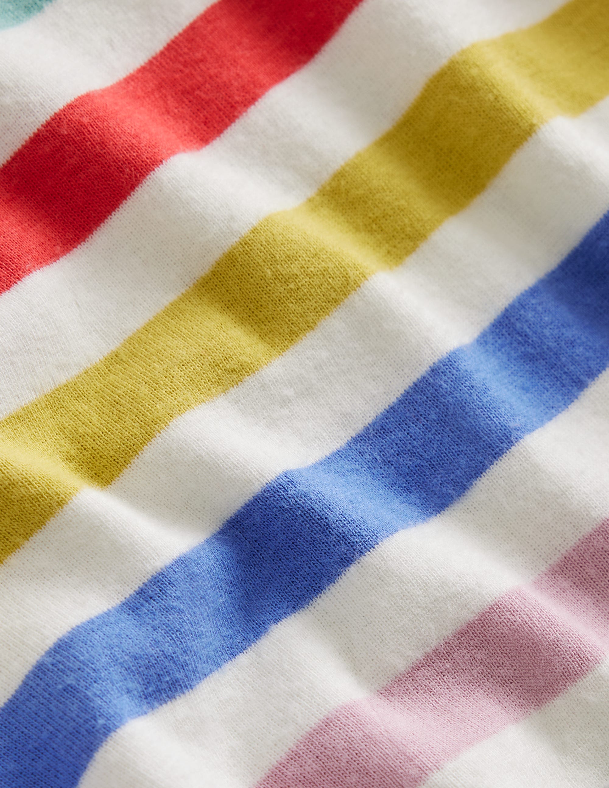 Snug Striped Short Pyjamas-Jam/Georgian Blue - Image 3