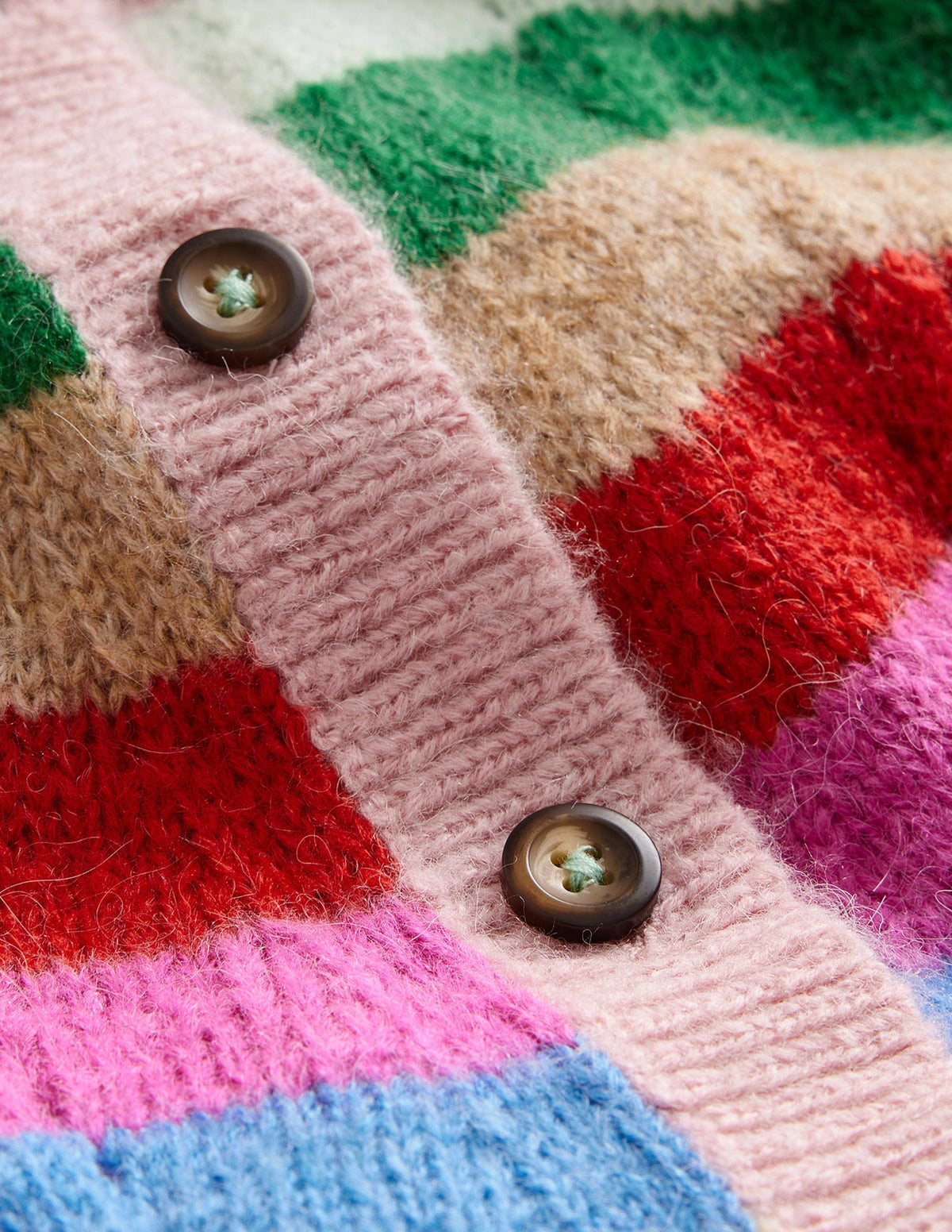 Blouson Wave Cardigan-Multi Rainbow - Image 3