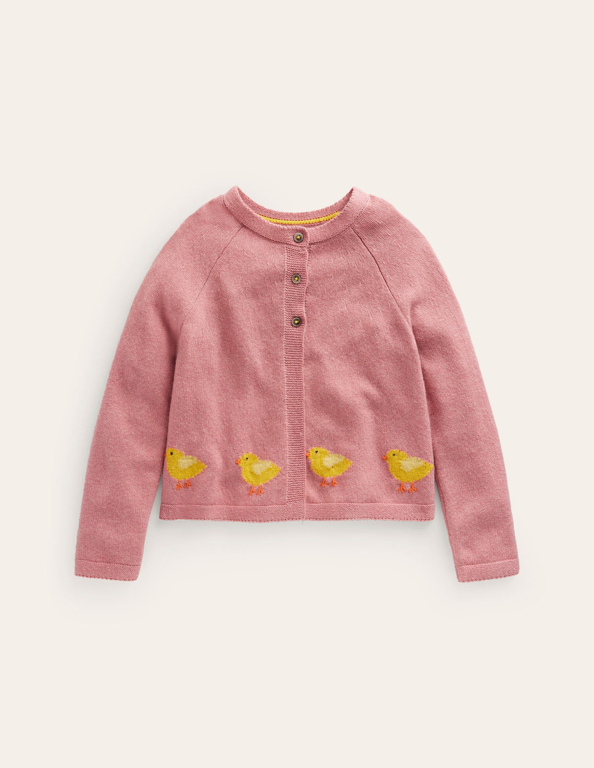 Embroidered Cardigan-Almond Pink Chicks - Image 1
