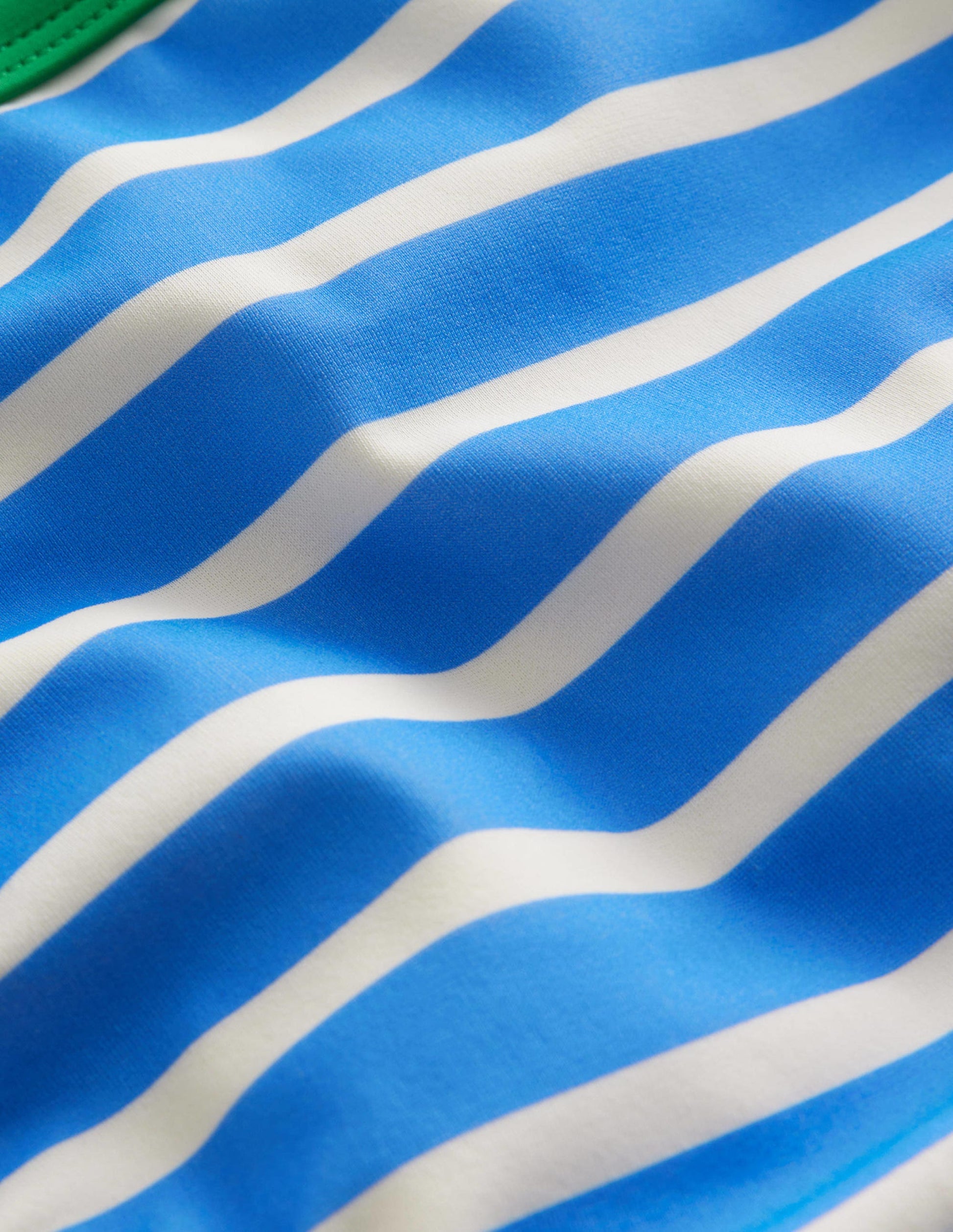 Racerback Bikini Set-Surf Blue, Ivory Stripe-3