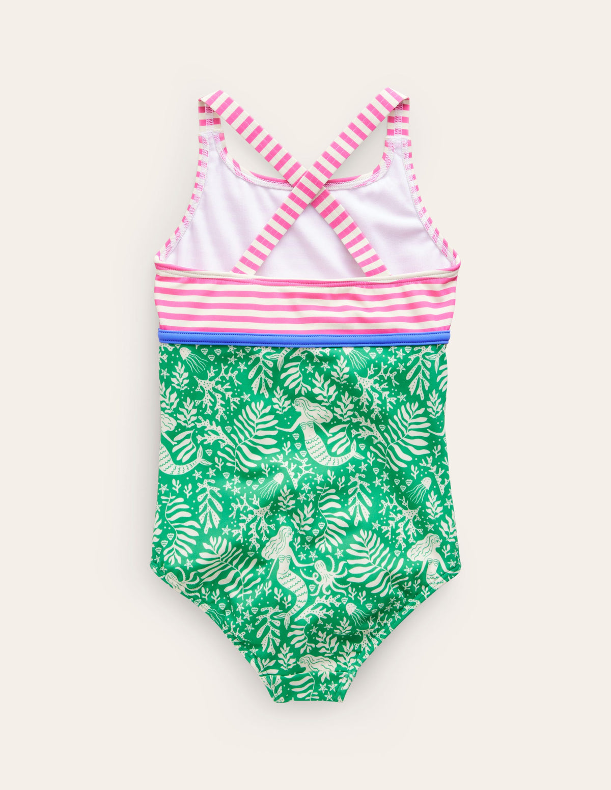 Hotchpotch Swimsuit-Pink, Green Mermaids-2