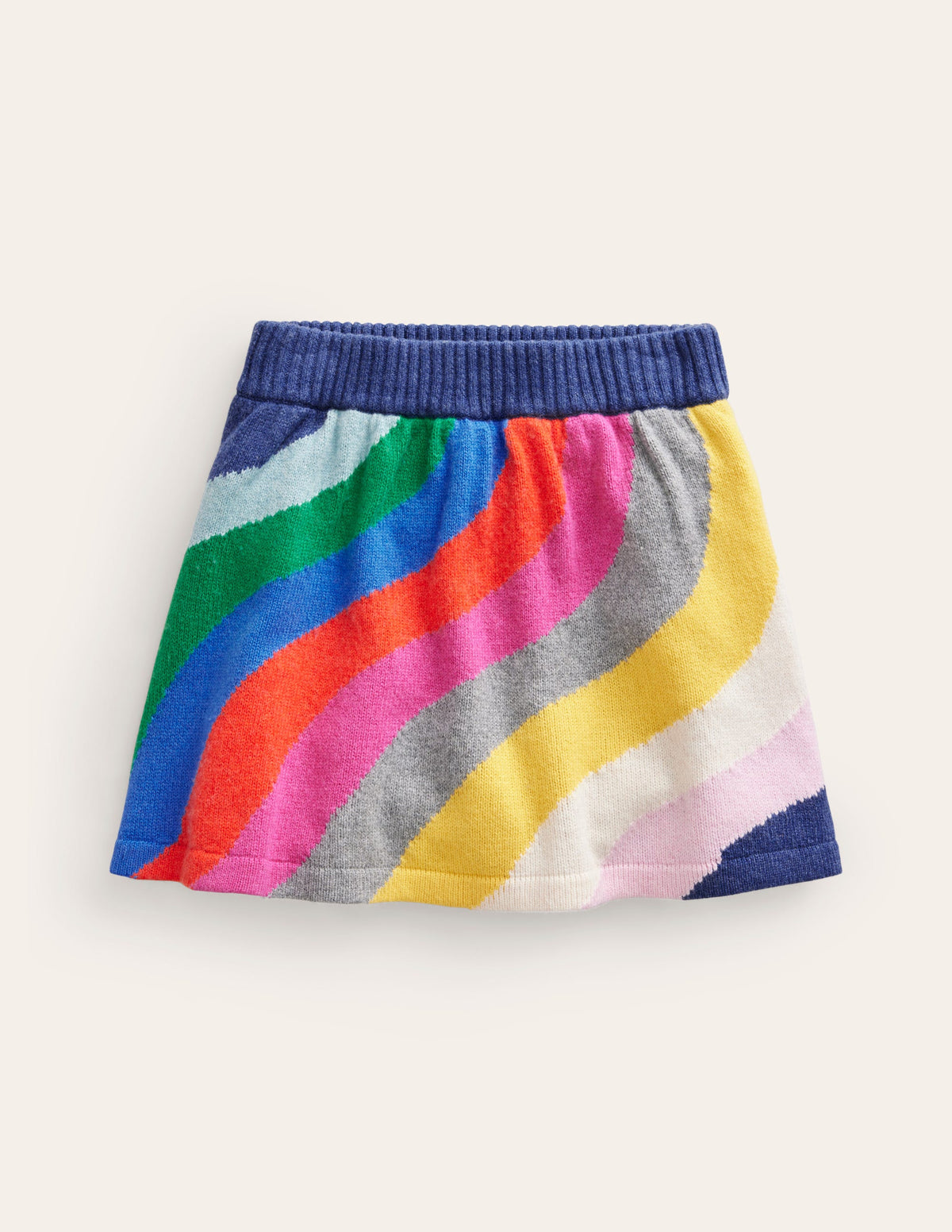 Knitted Skirt-Multi Wave-1