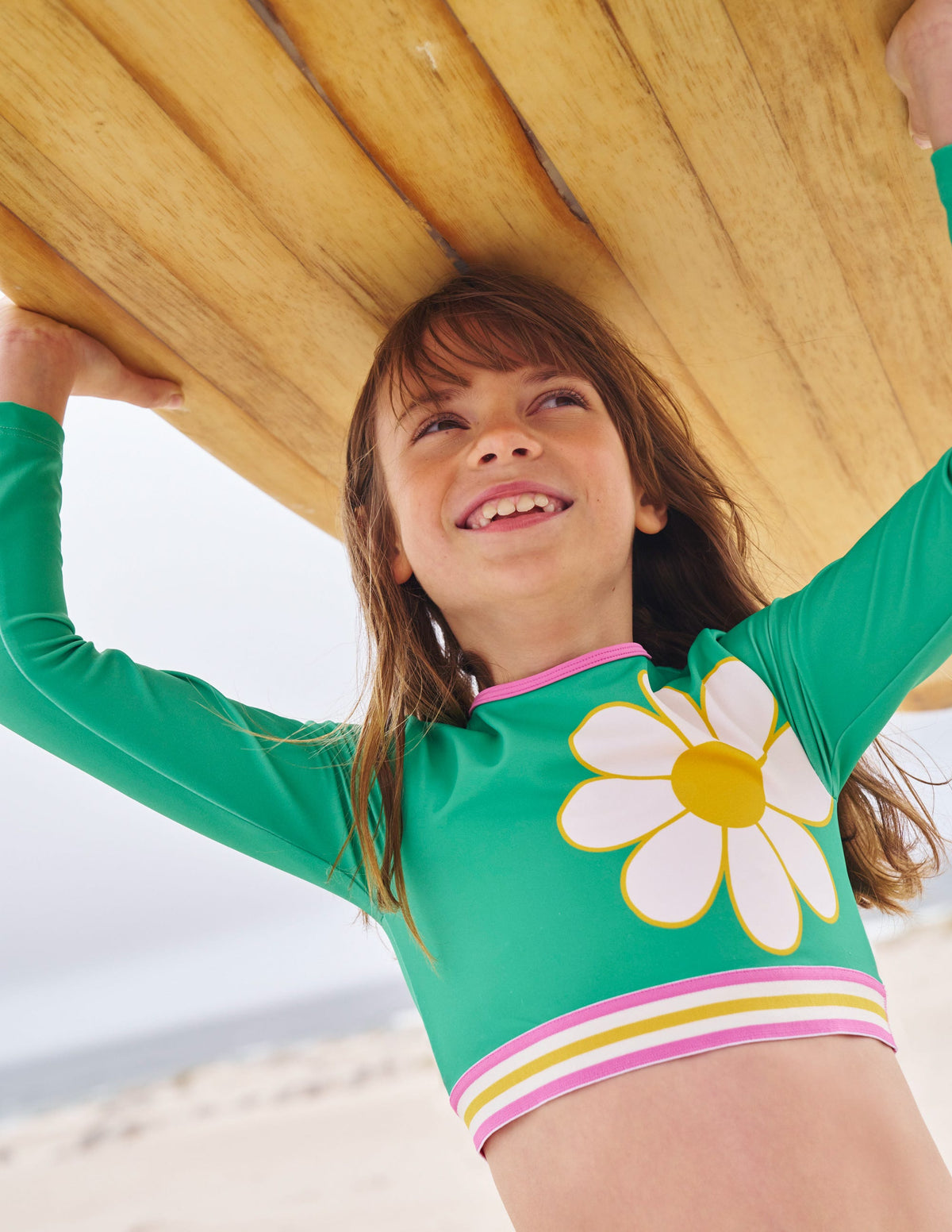 Long Sleeve Flower Set-Green Flowers-4