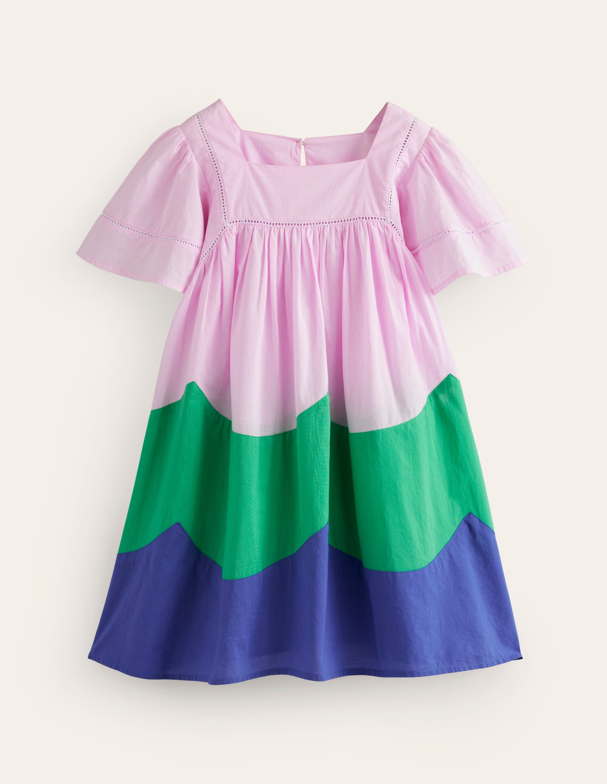 Lightweight Holiday Dress-Sugared Almond Pink Scallop-1