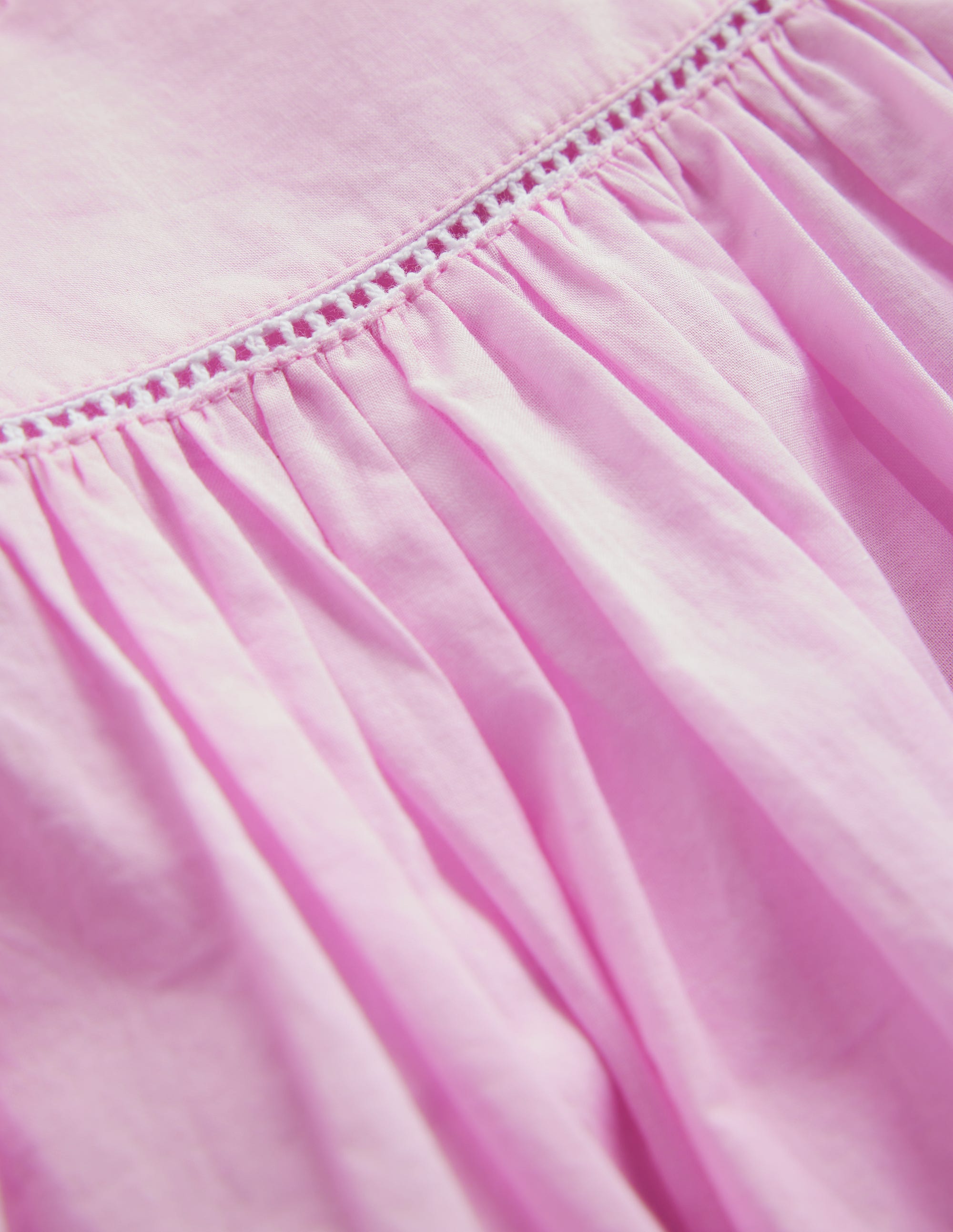 Lightweight Holiday Dress-Sugared Almond Pink Scallop - Image 3