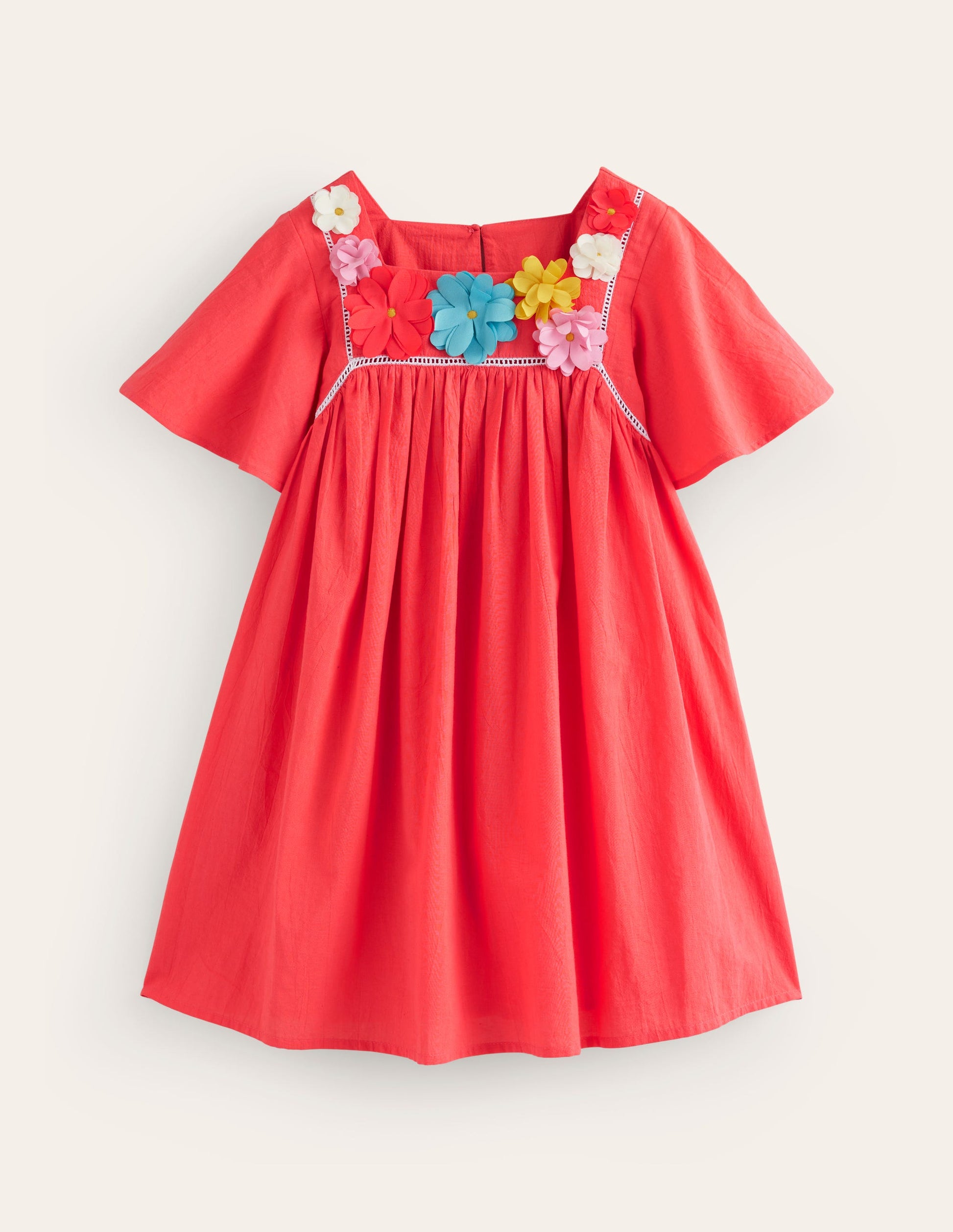Lightweight Holiday Dress-Jam Red-1