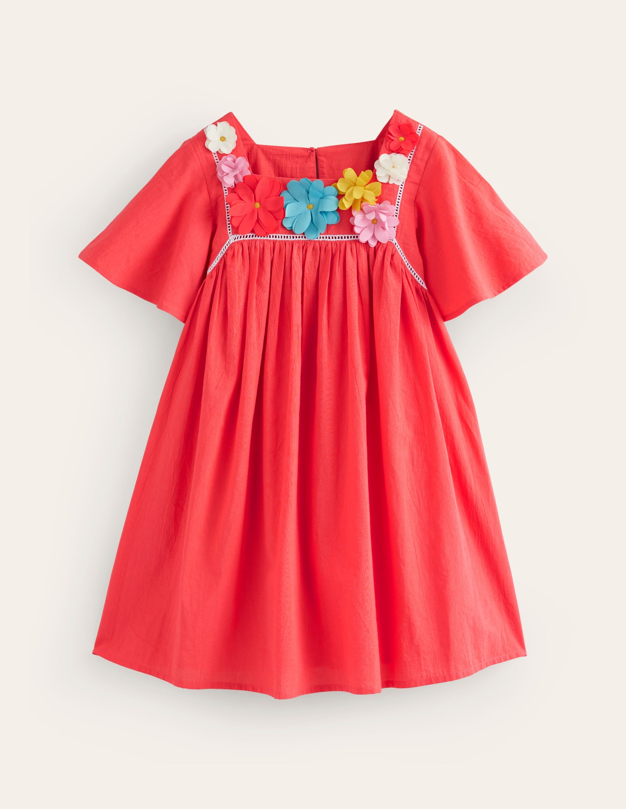 Lightweight Holiday Dress-Jam Red - Image 1