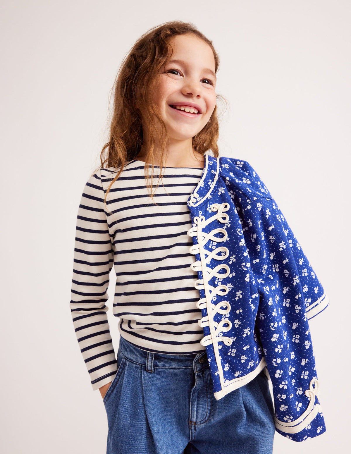 Military Jacket-Indigo Sprig Floral-4
