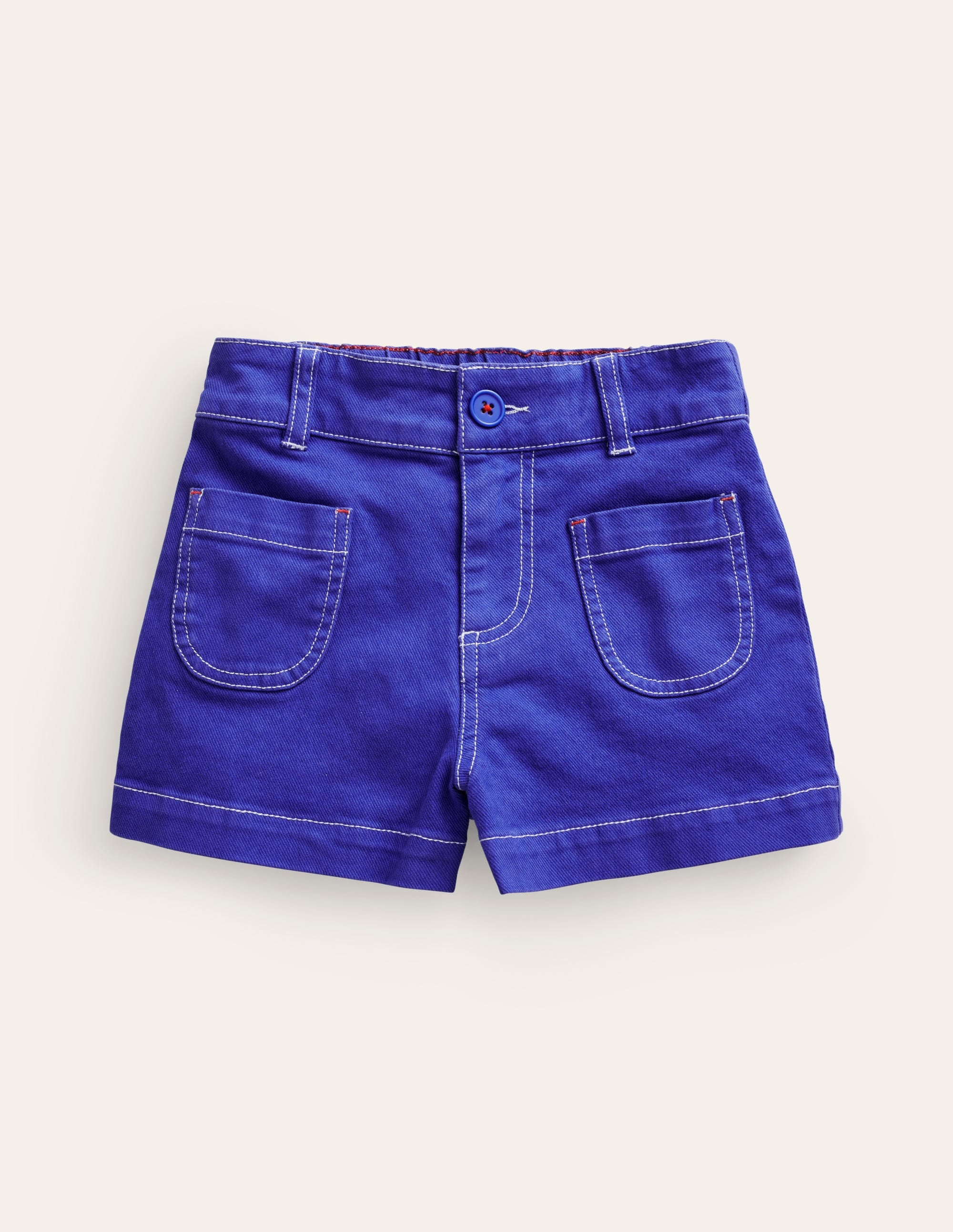 High Waisted Shorts-Blue Heron - Image 1